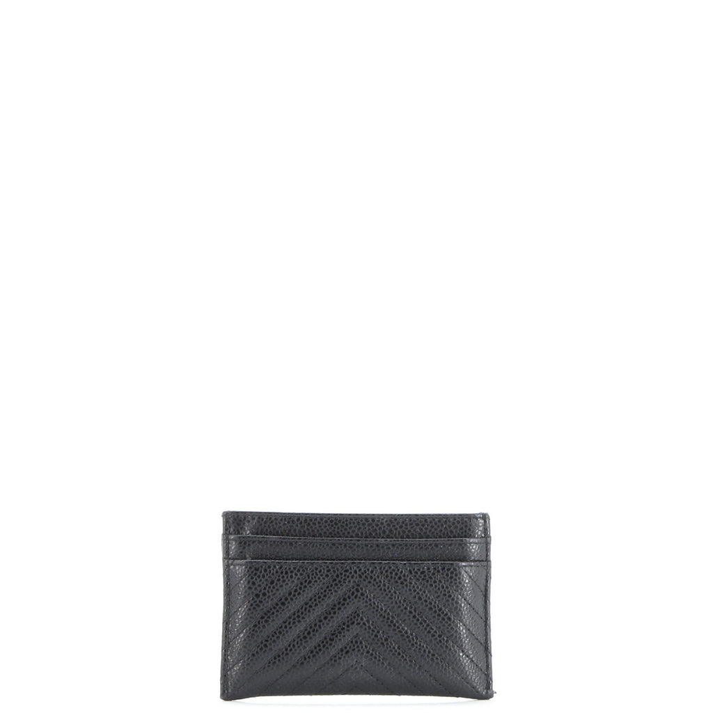Boy Card Holder Quilted Caviar