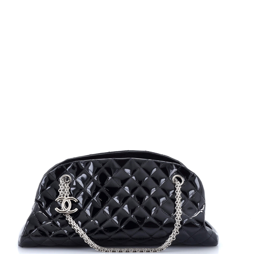Just Mademoiselle Bag Quilted Patent Medium