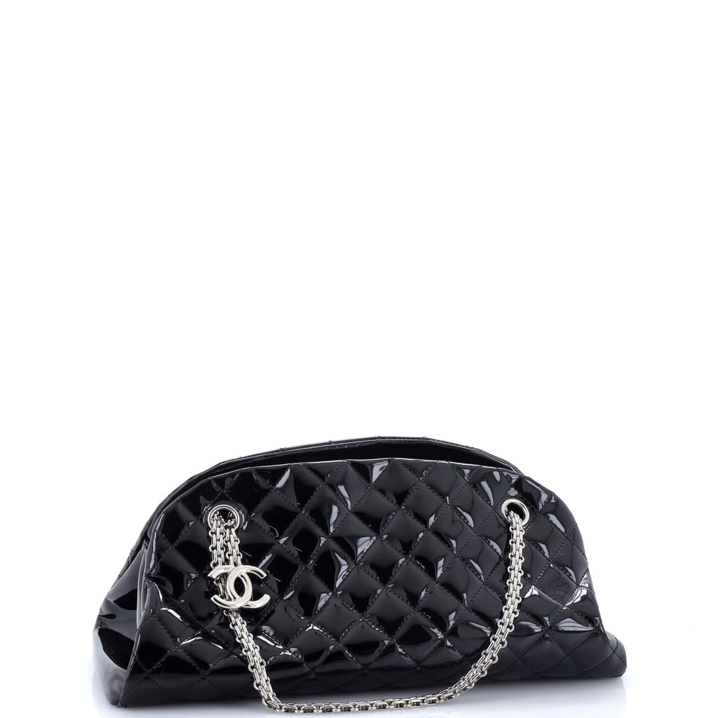 Just Mademoiselle Bag Quilted Patent Medium