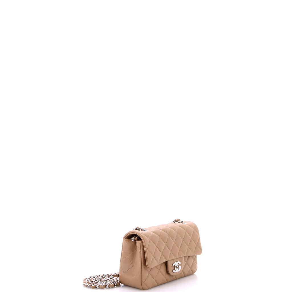 Classic Single Flap Bag Quilted Lambskin Mini