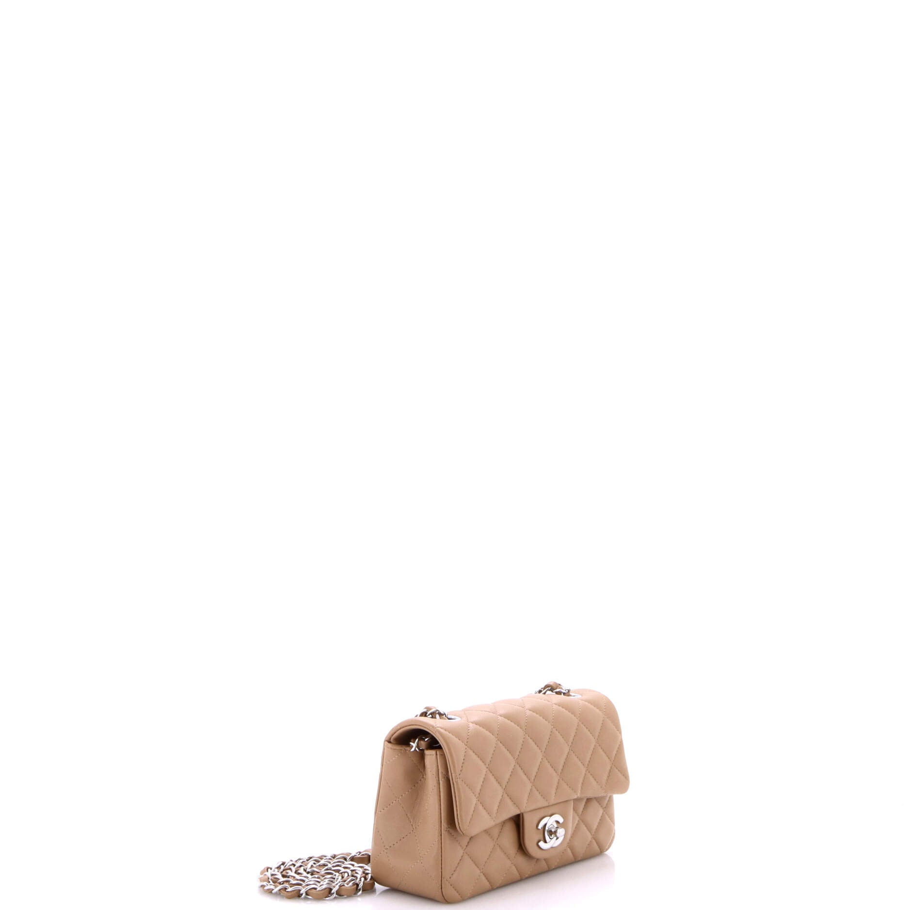Classic Single Flap Bag Quilted Lambskin Mini