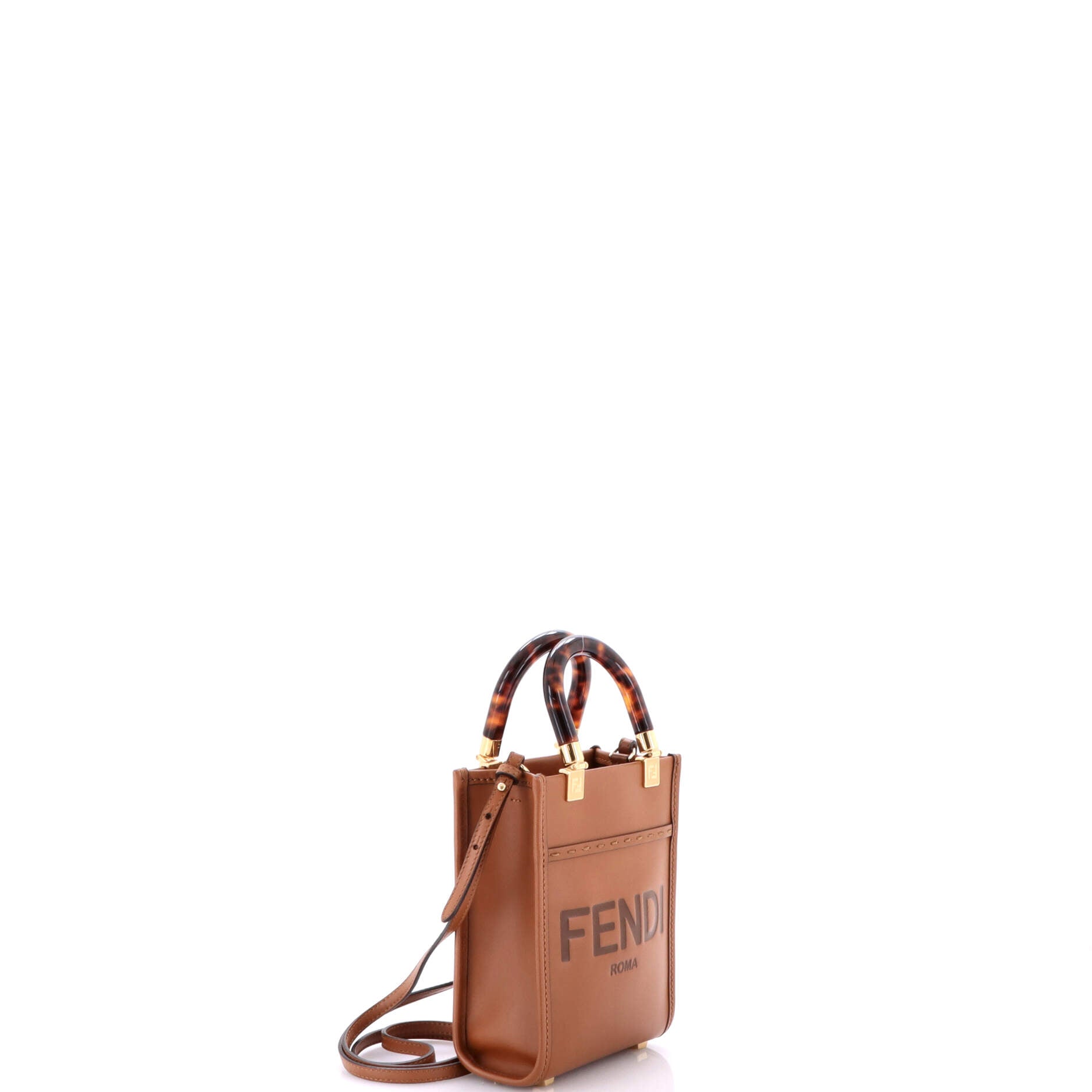 Sunshine Shopper Tote Leather Mini