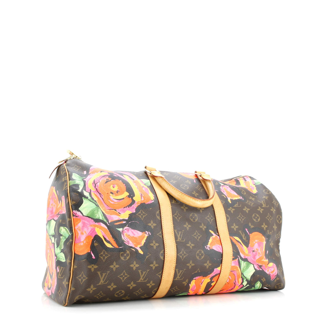 Keepall Bag Limited Edition Monogram Roses 50