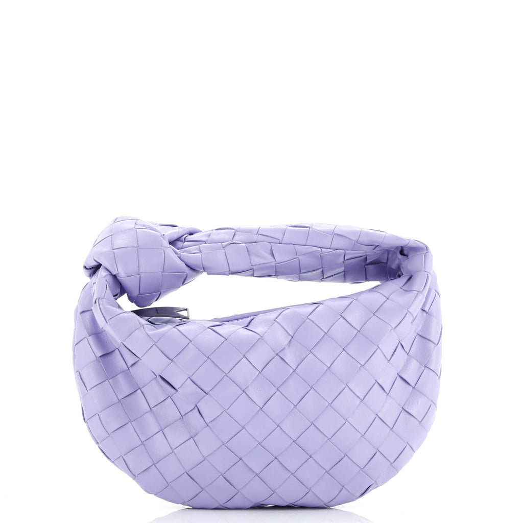 BV Jodie Hobo Intrecciato Patent Mini