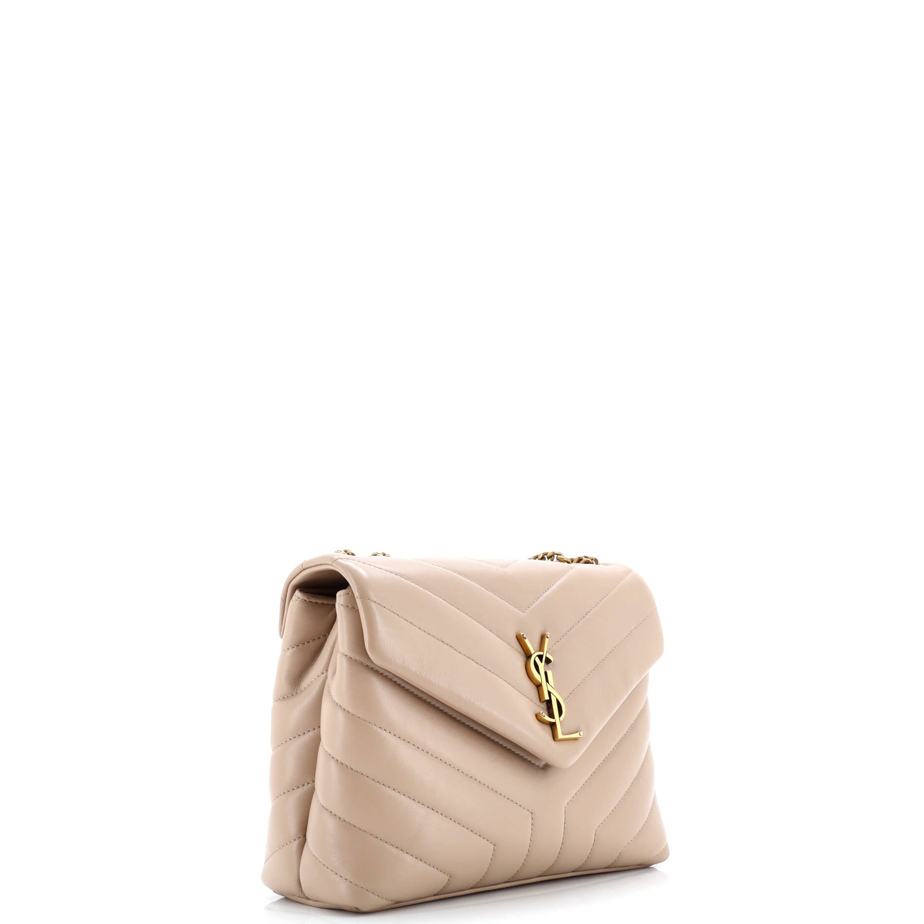Loulou Shoulder Bag Matelasse Chevron Leather Small