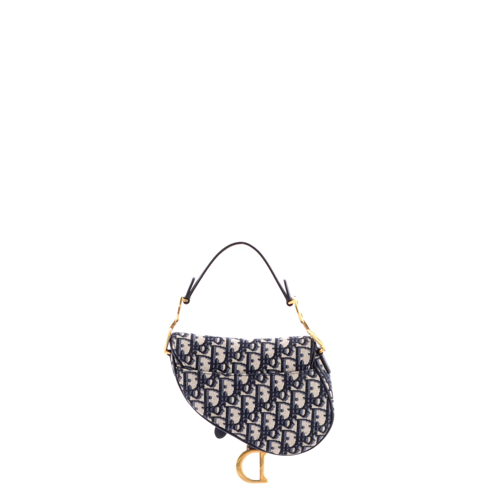 Saddle Handbag Oblique Canvas Mini