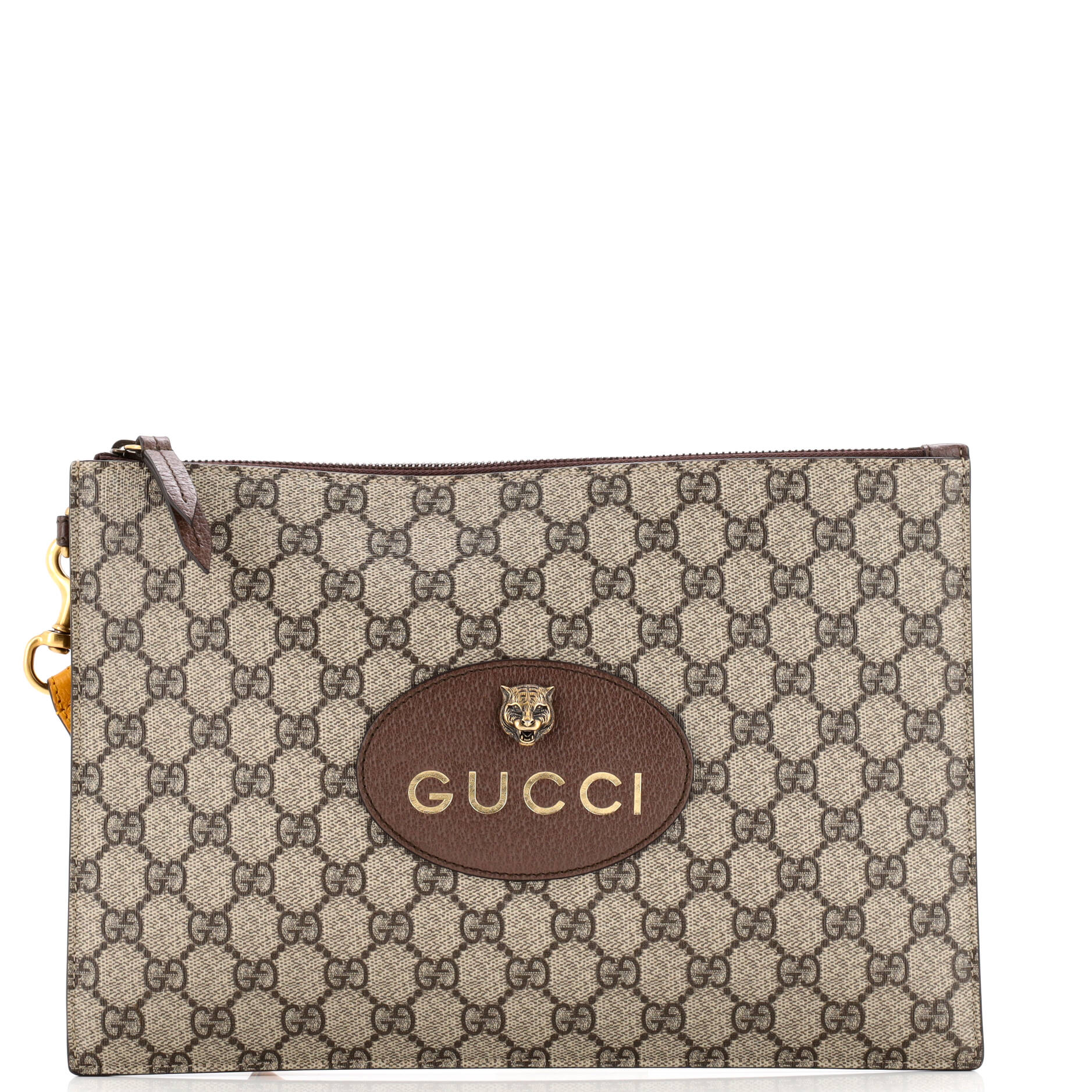 Neo Vintage Wristlet Pouch GG Coated Canvas