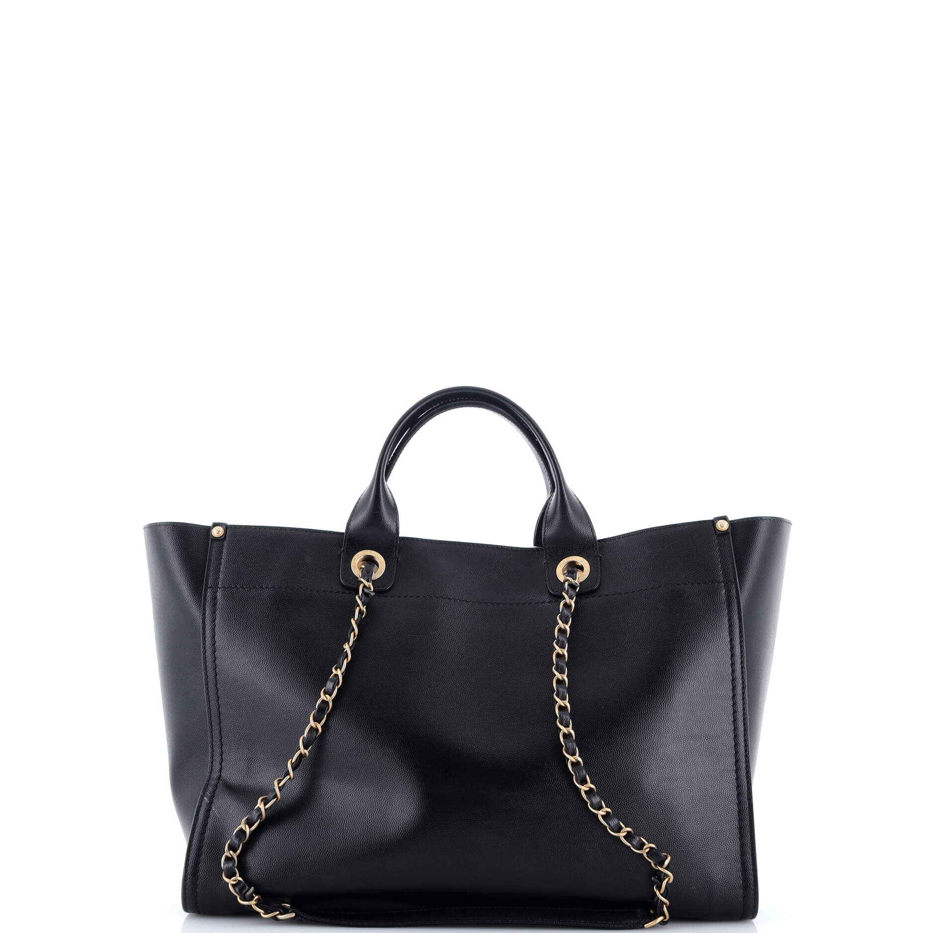 Deauville Tote Studded Caviar Medium