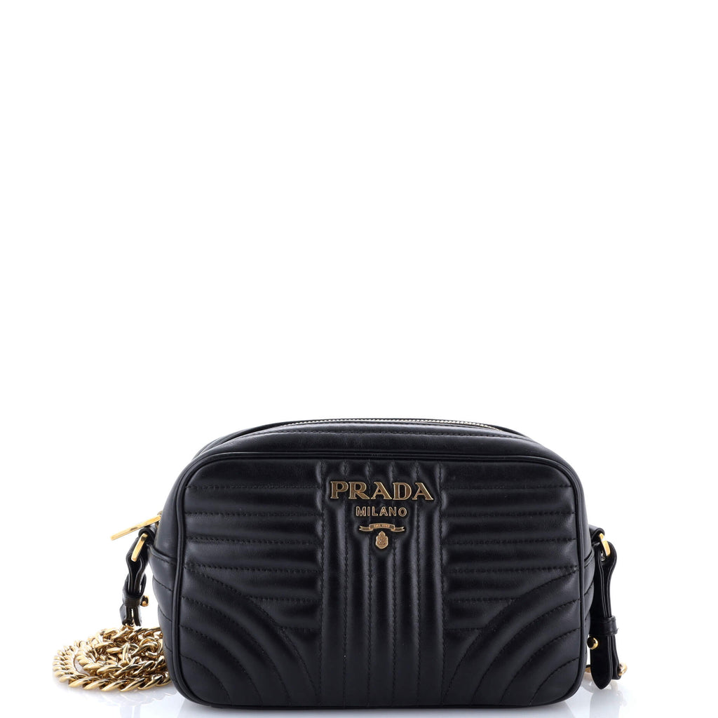 Camera Bag Diagramme Quilted Leather Small