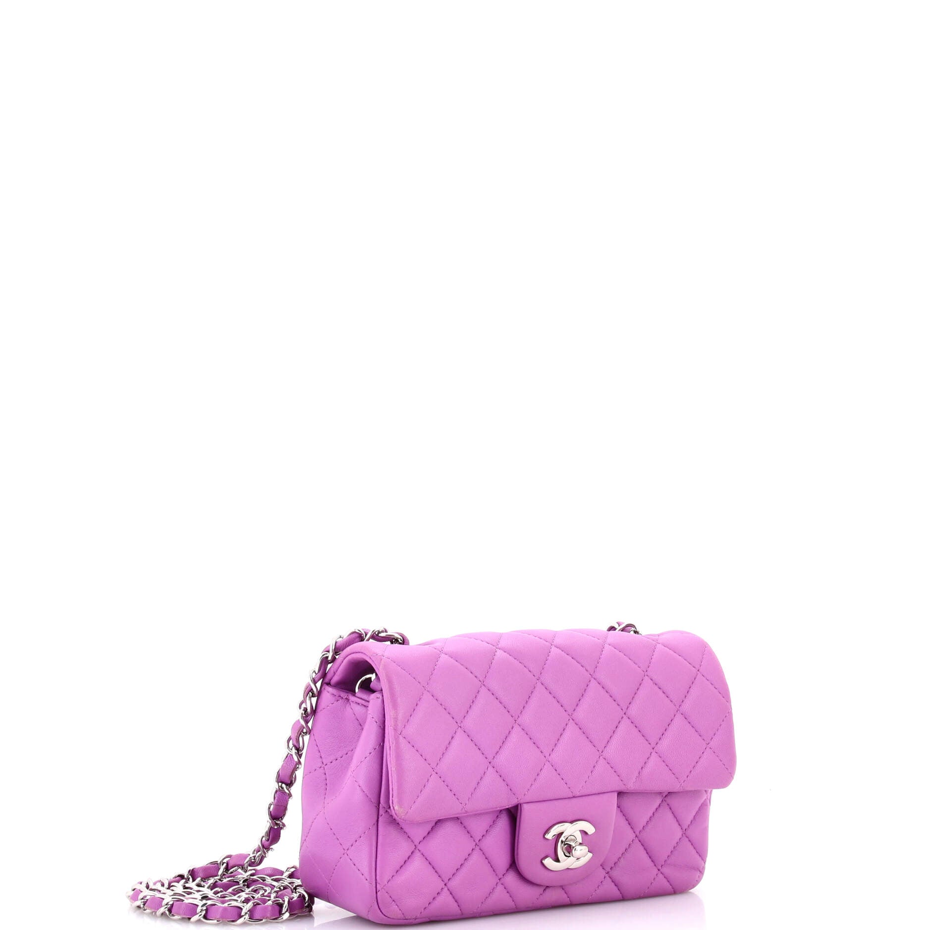 Classic Single Flap Bag Quilted Lambskin Mini