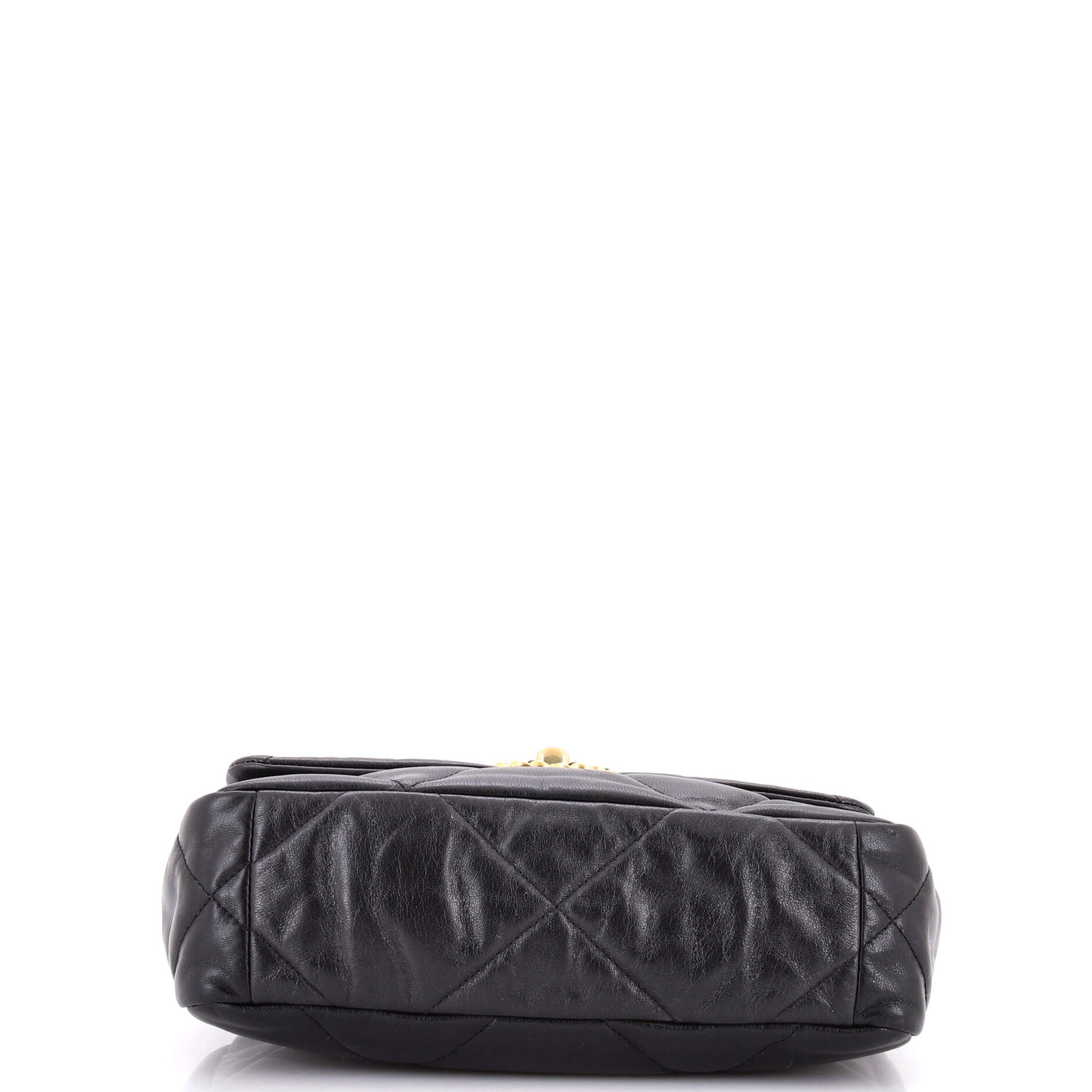 19 Flap Bag Quilted Leather Medium