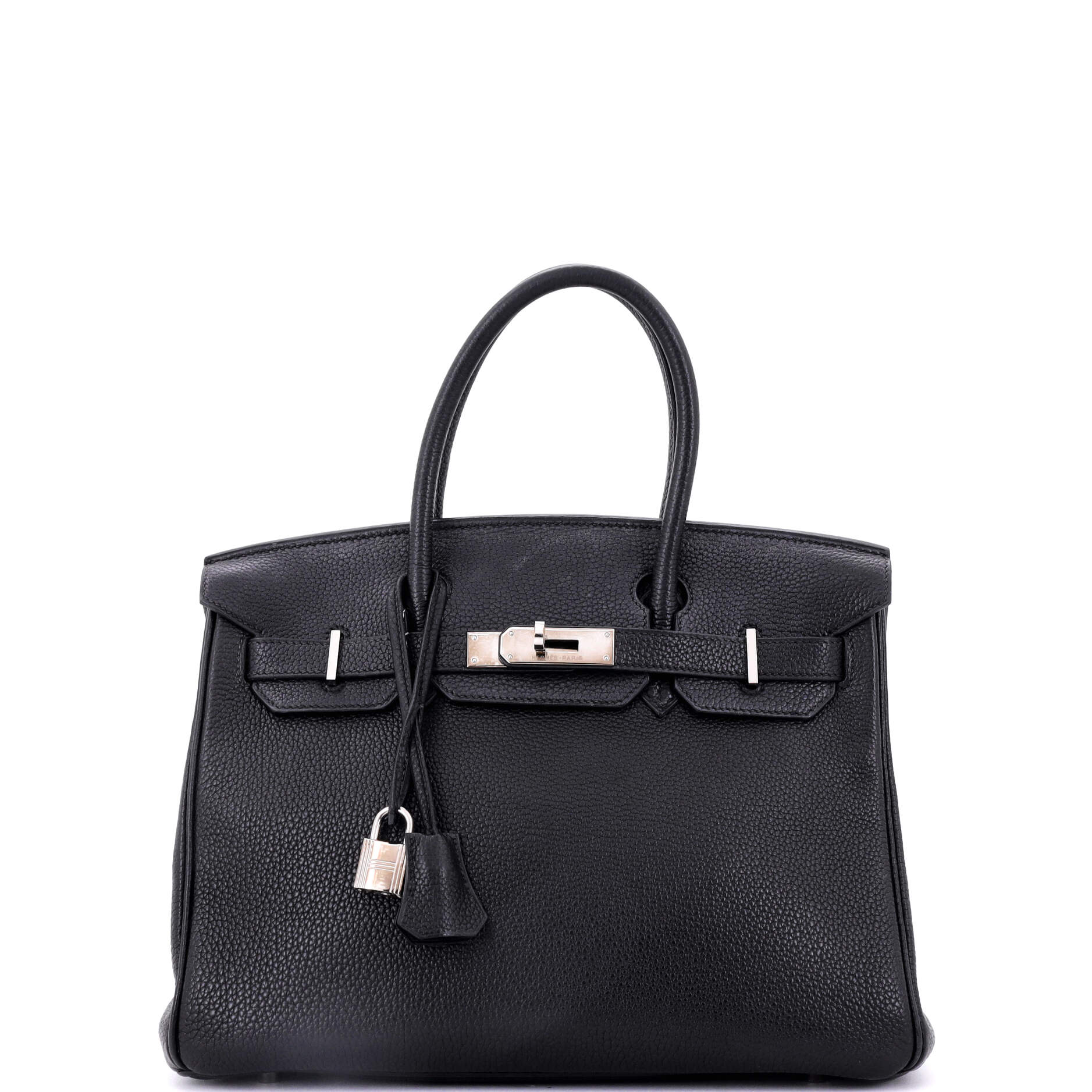 Birkin Handbag Bleu Minuit Togo with Palladium Hardware 30