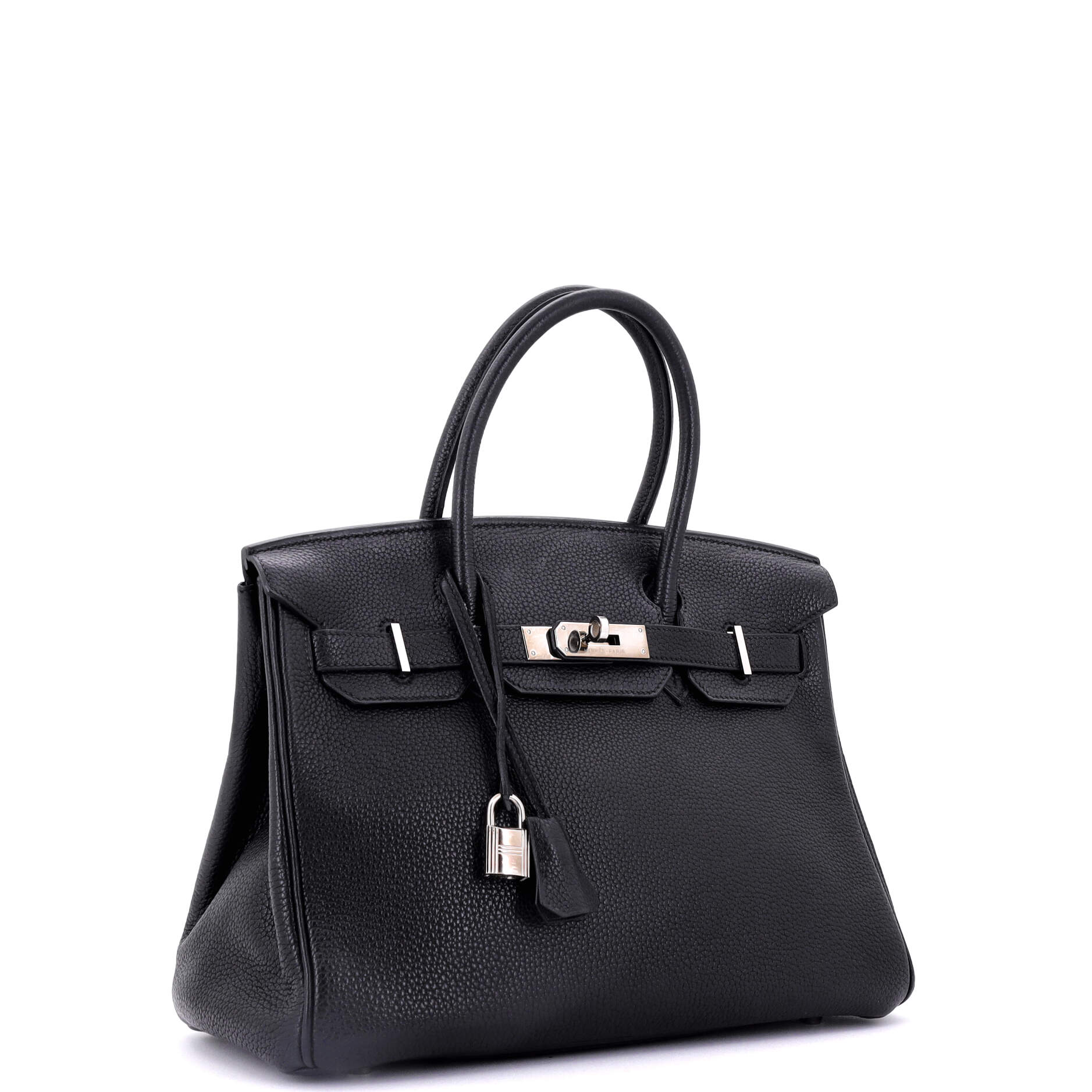 Birkin Handbag Bleu Minuit Togo with Palladium Hardware 30