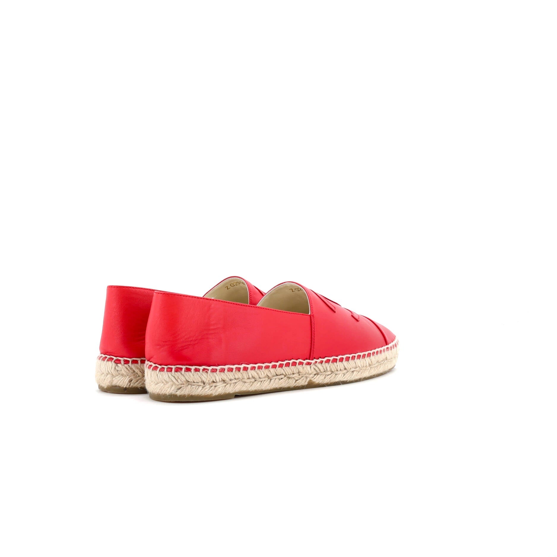 Women's CC Cap Toe Espadrilles Leather