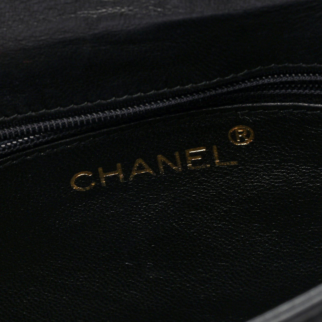 Lambskin Mini CC Timeless Flap Black
