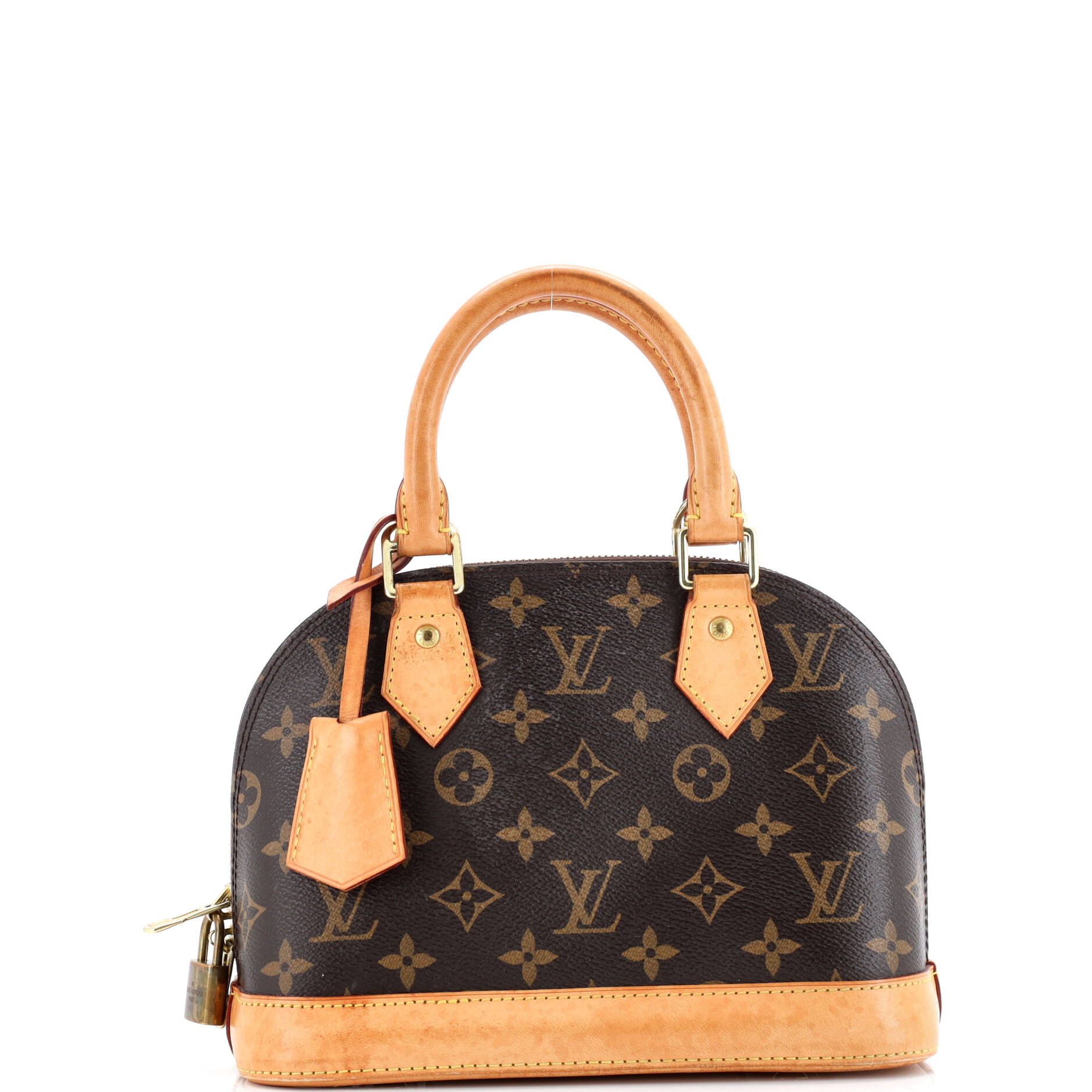 Alma Handbag Monogram Canvas BB
