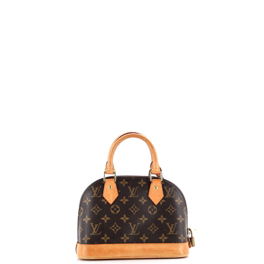 Alma Handbag Monogram Canvas BB