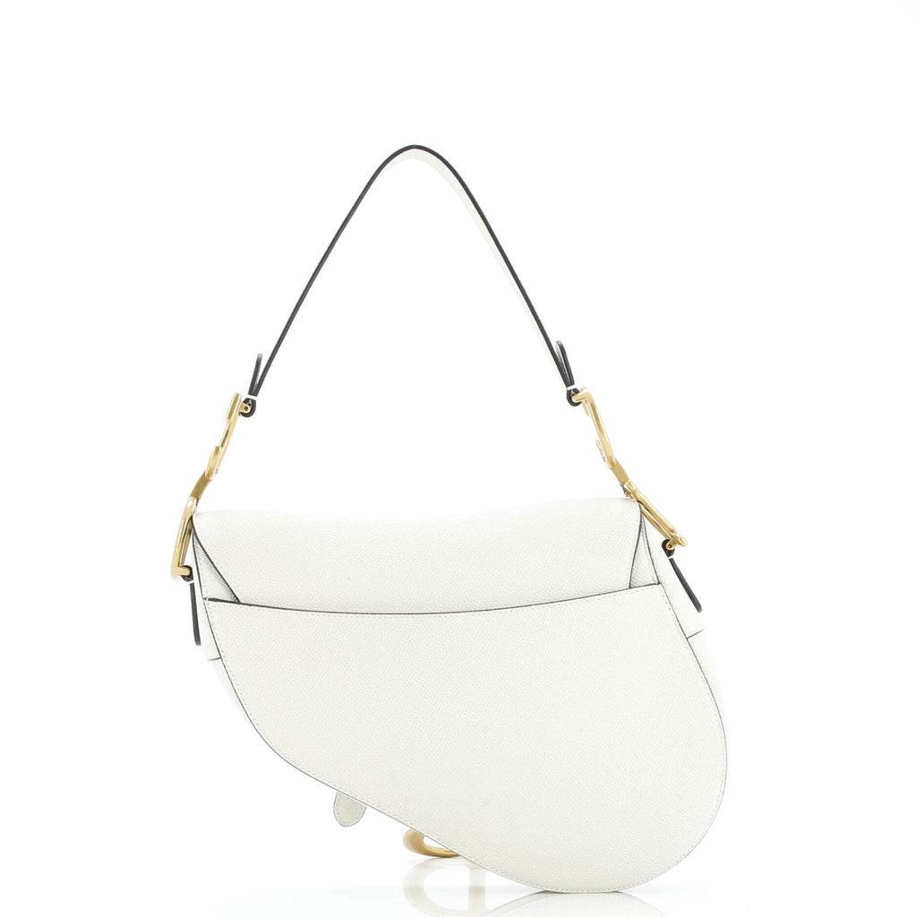 Saddle Handbag Leather Medium