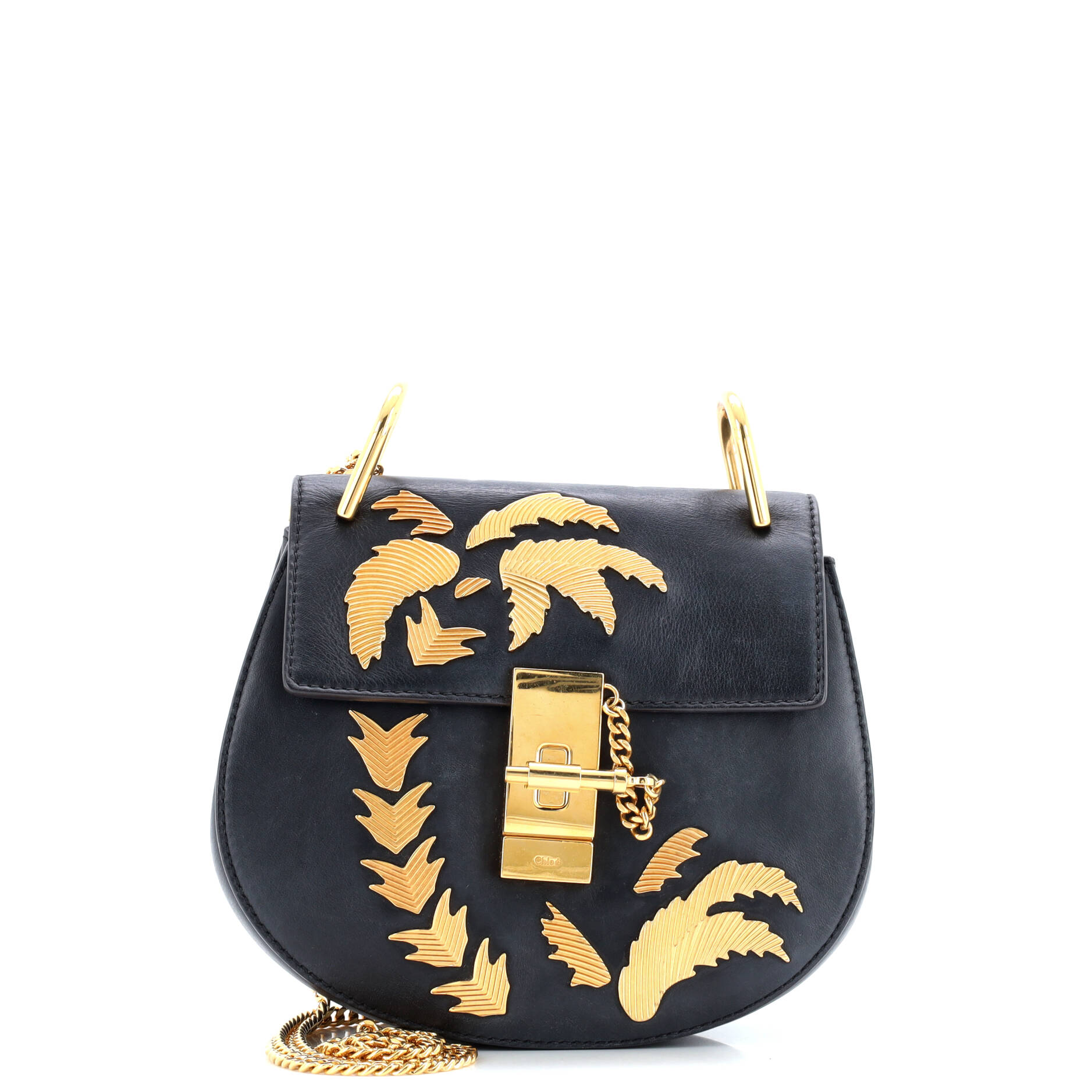 Drew Crossbody Bag Embellished Leather Mini