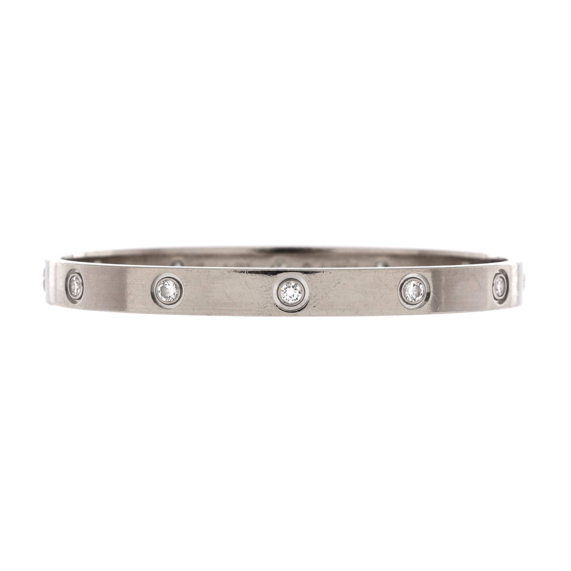 Love 10 Diamond Bracelet 18K White Gold with Diamonds