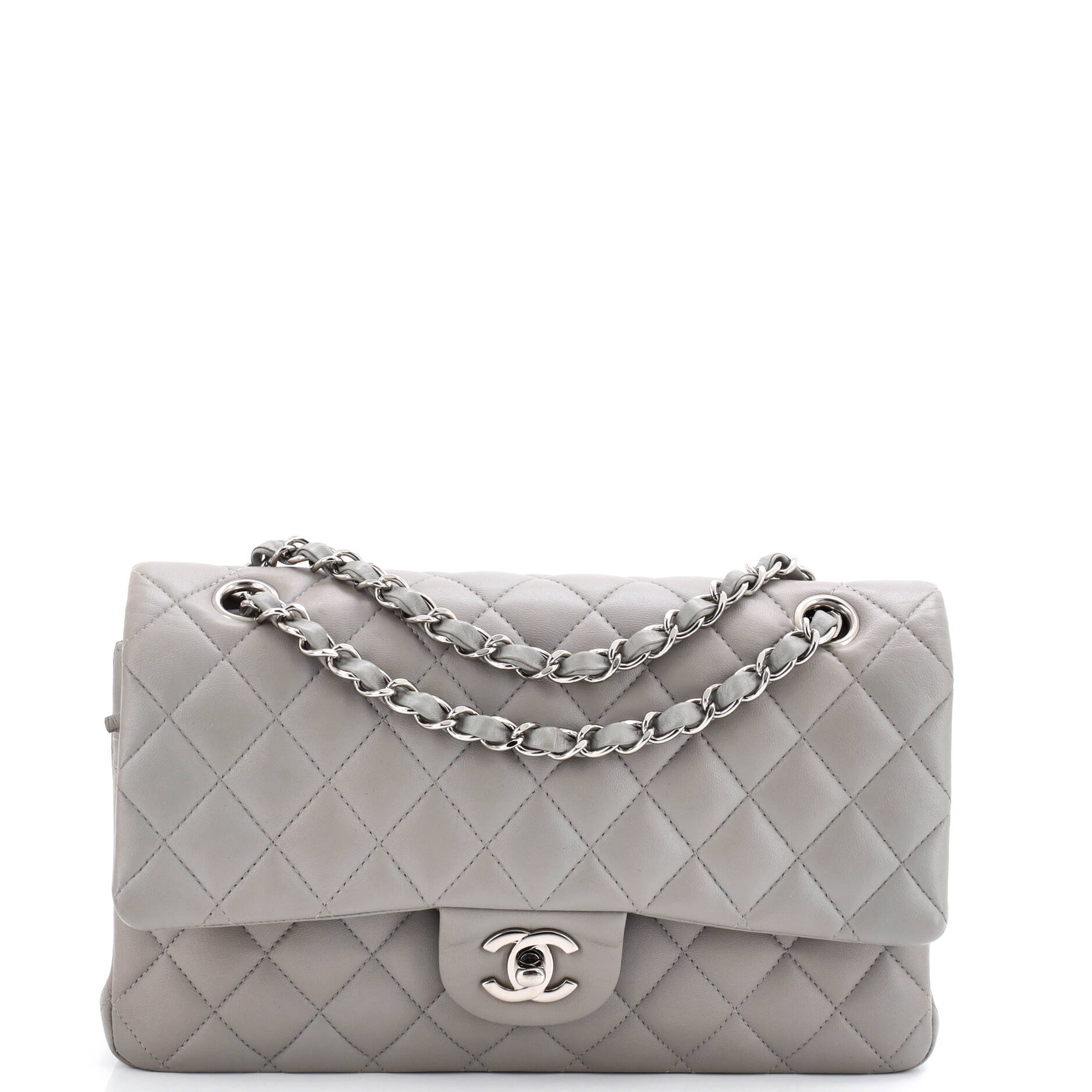 Classic Double Flap Bag Quilted Lambskin Medium
