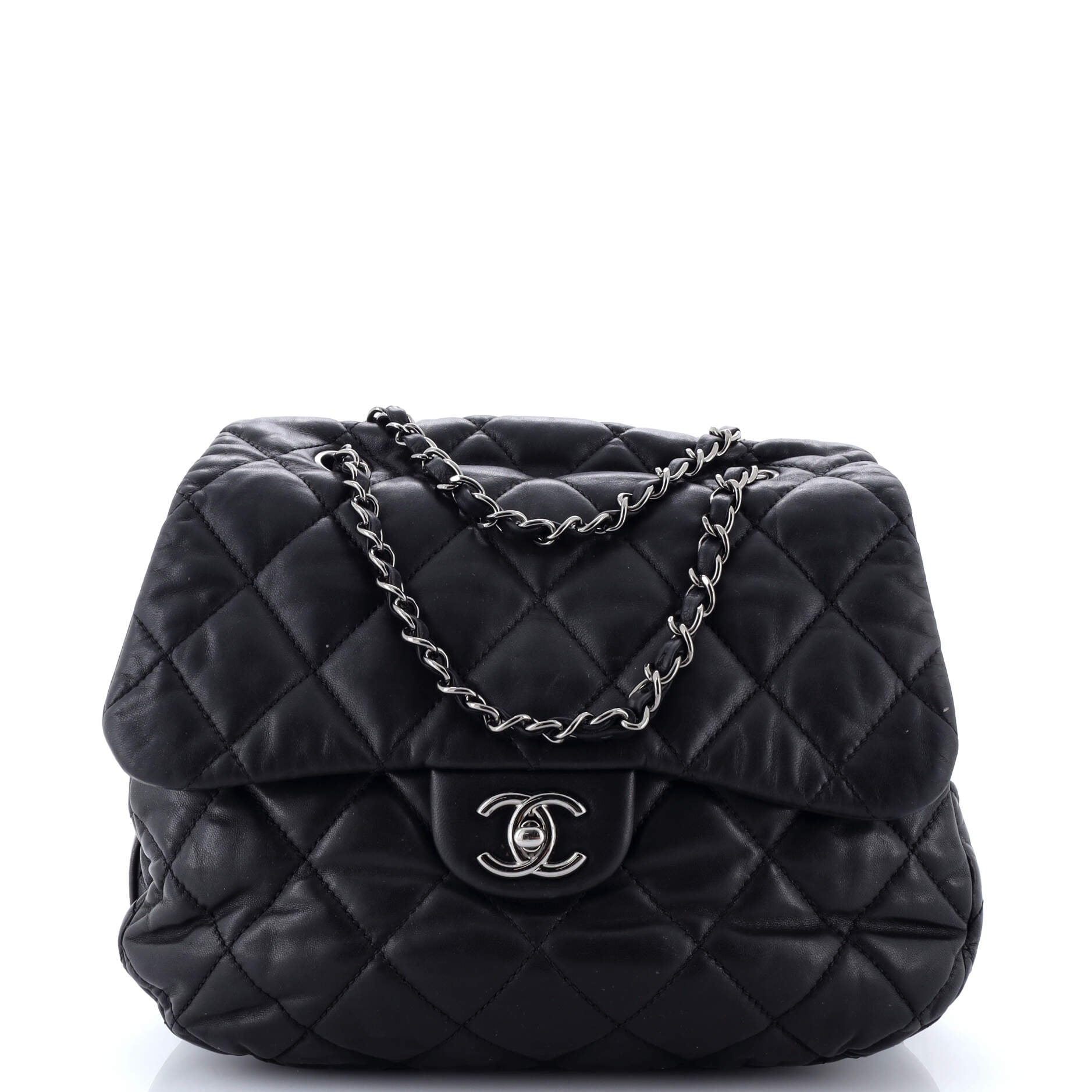 3 Accordion Bag Quilted Lambskin Small
