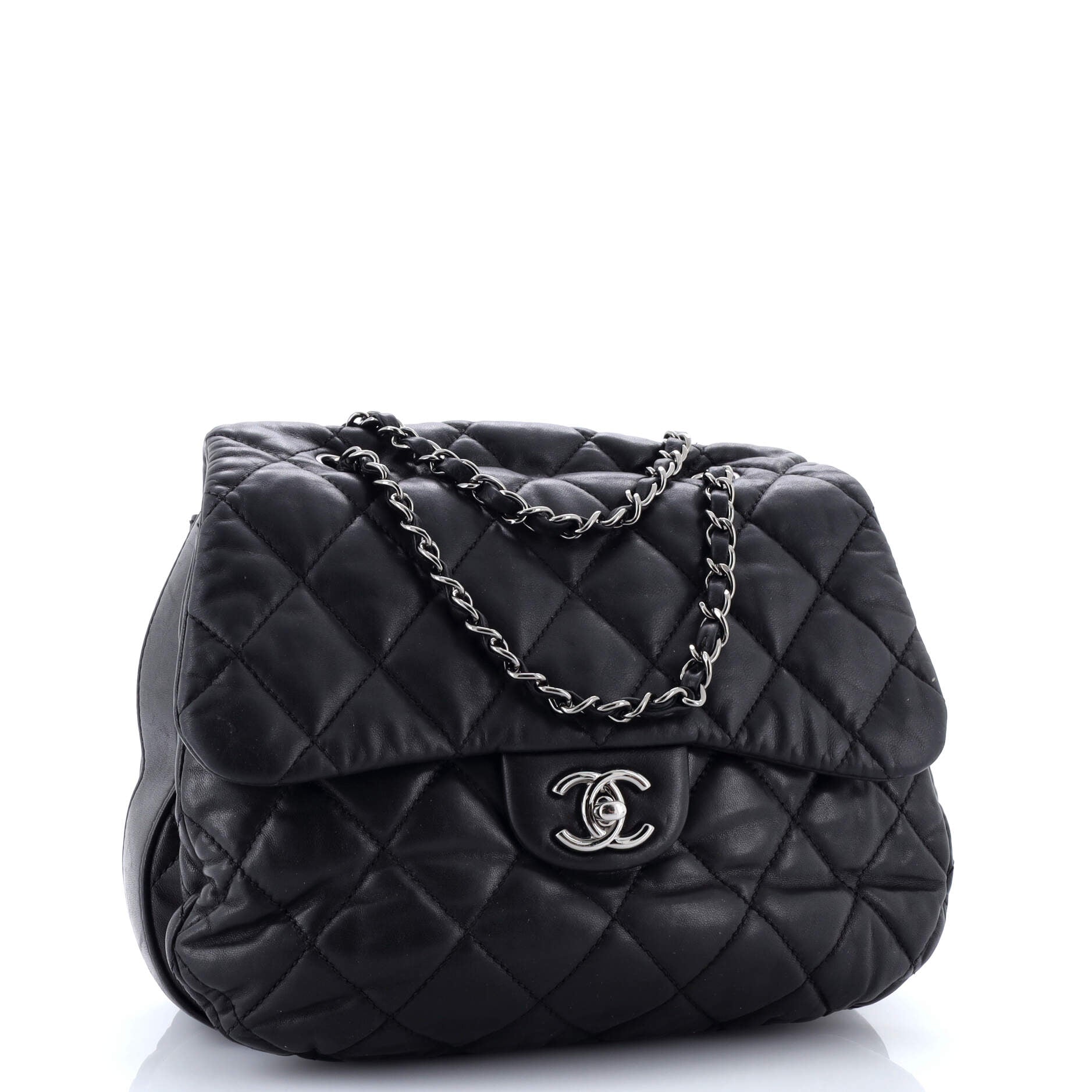 3 Accordion Bag Quilted Lambskin Small
