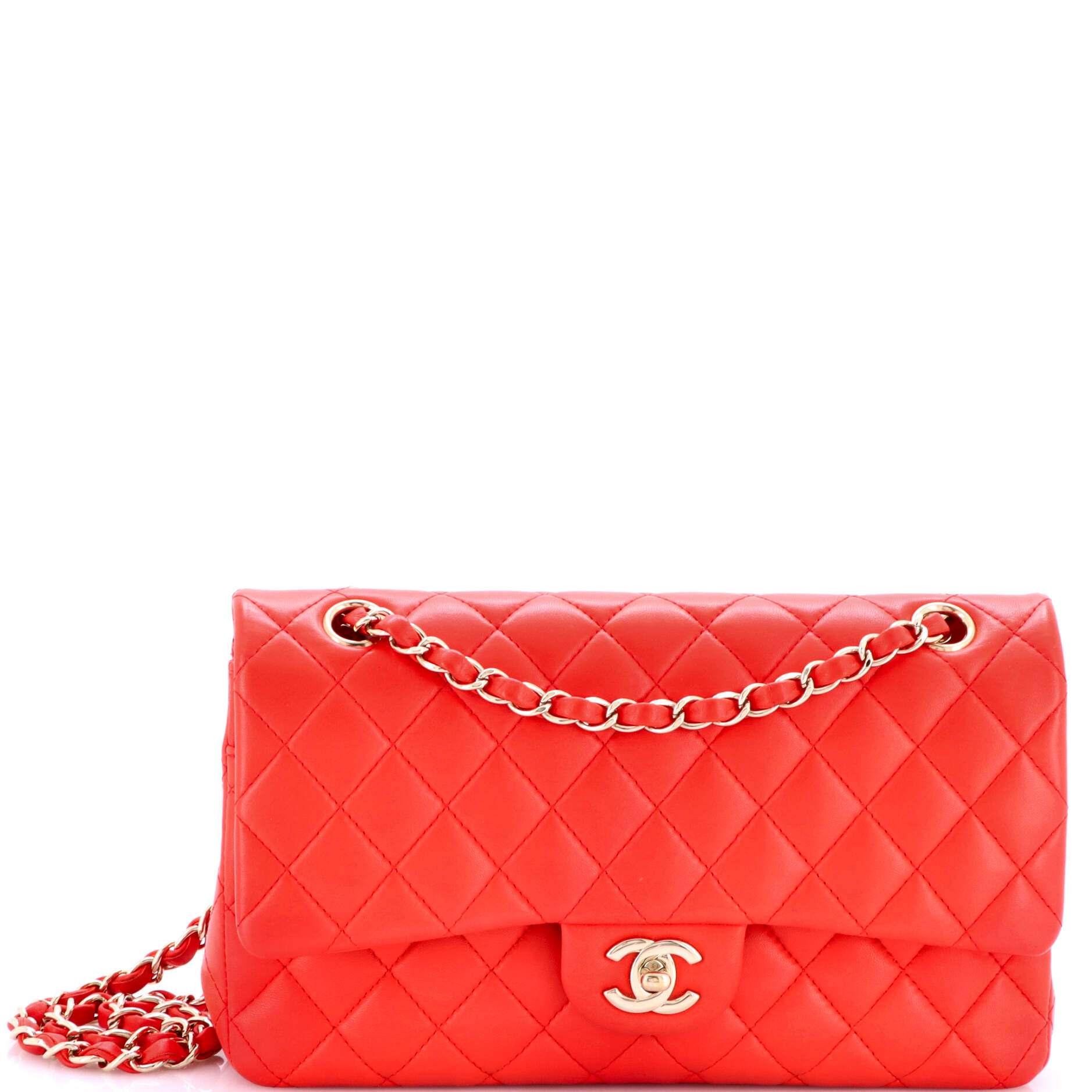 Classic Double Flap Bag Quilted Lambskin Medium