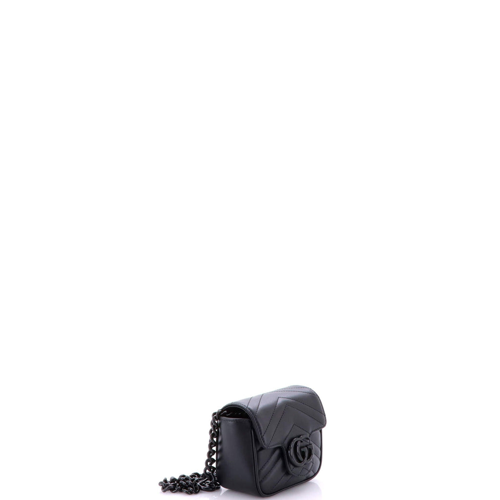 GG Marmont Flap Belt Bag Matelasse Leather Mini