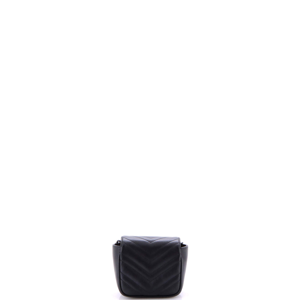 GG Marmont Flap Belt Bag Matelasse Leather Mini