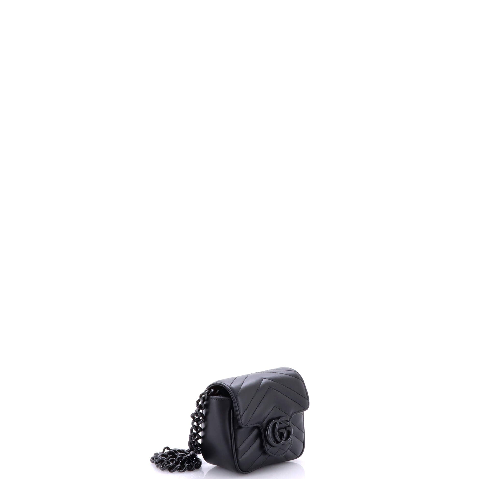 GG Marmont Flap Belt Bag Matelasse Leather Mini