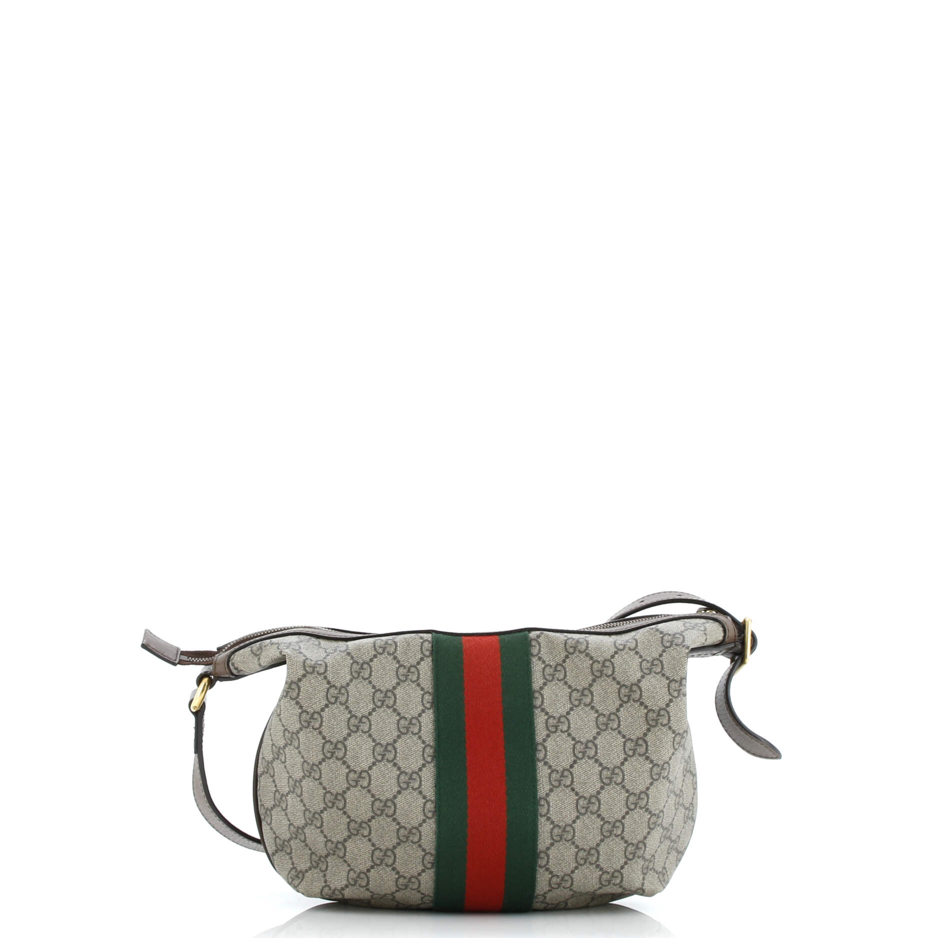 Ophidia Half Moon Hobo GG Coated Canvas Small