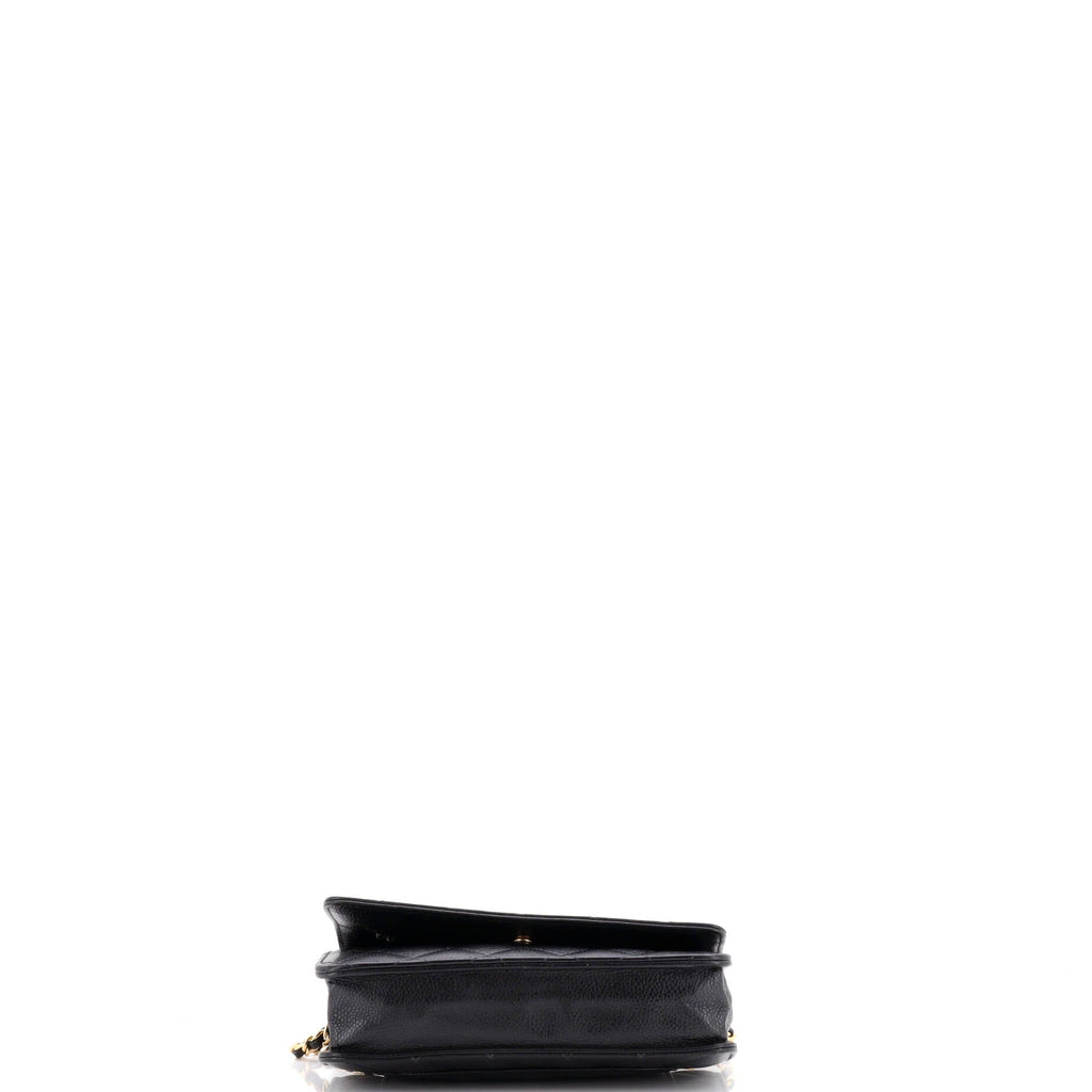 Wallet on Chain Quilted Caviar