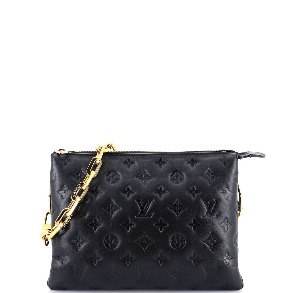 Coussin Bag Monogram Embossed Lambskin PM