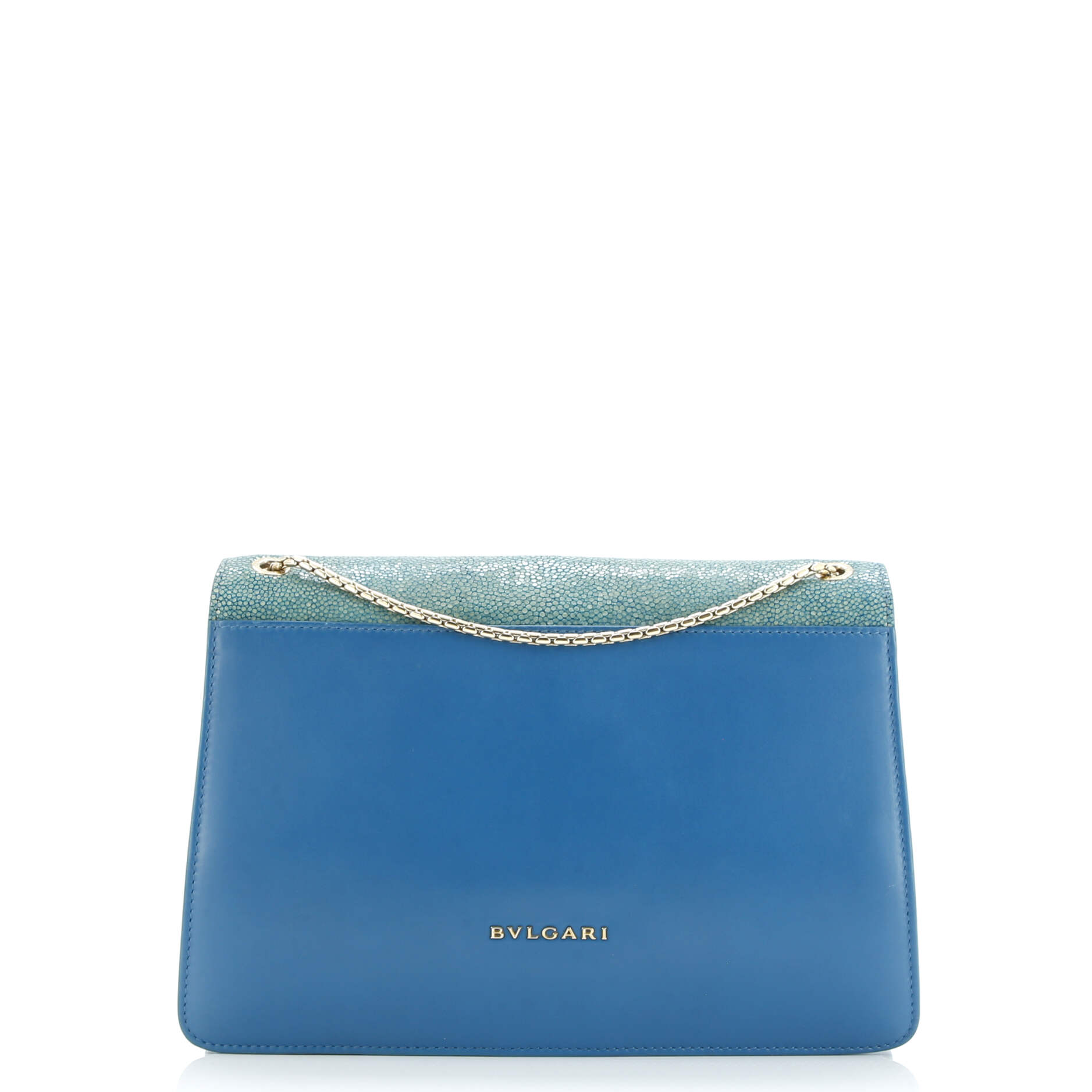 Serpenti Forever Shoulder Bag Leather and Stingray Medium