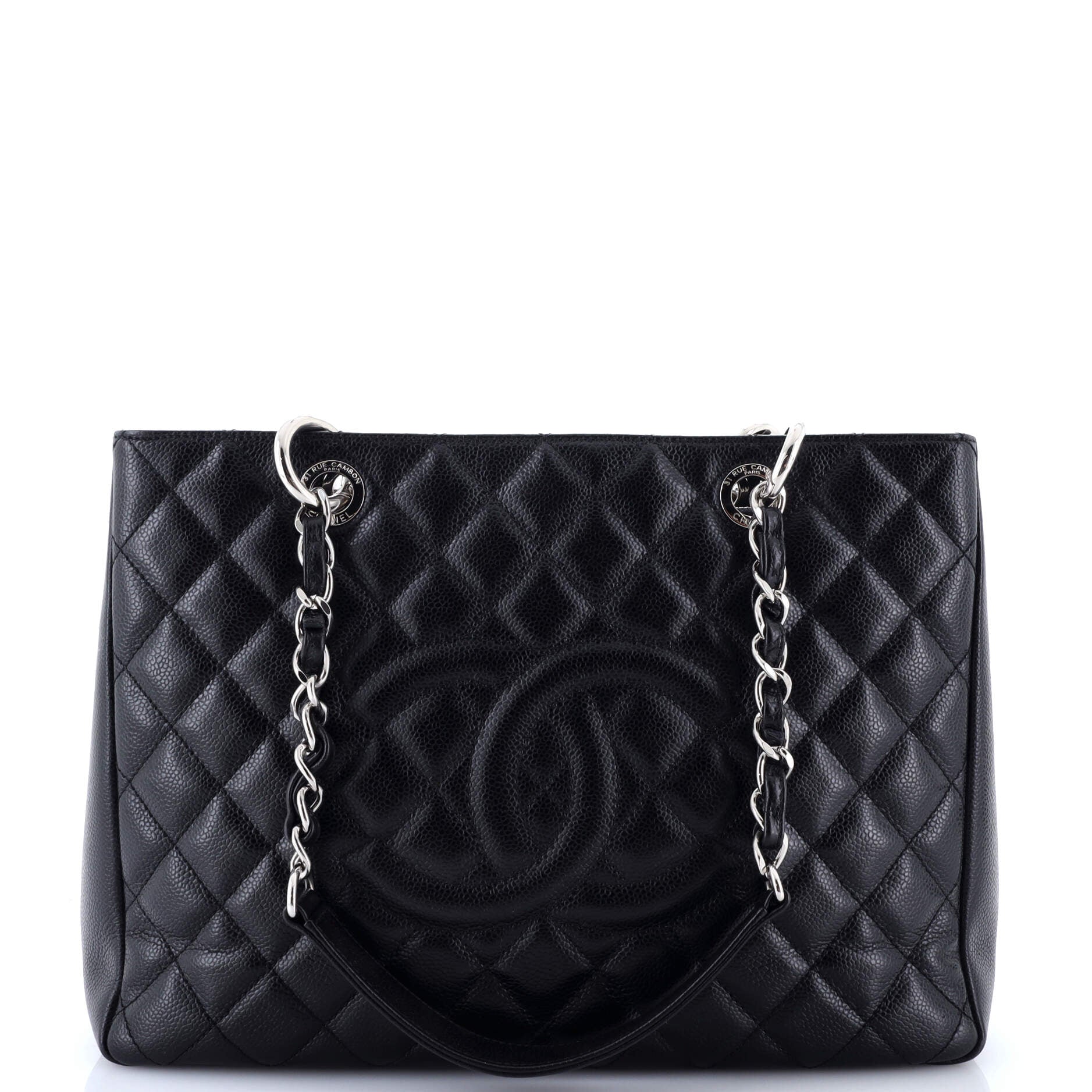 Grand Shopping Tote Quilted Calfskin