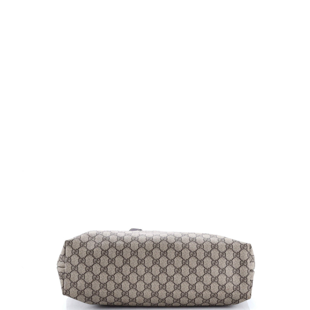 Plus Tote GG Coated Canvas with Leather Large