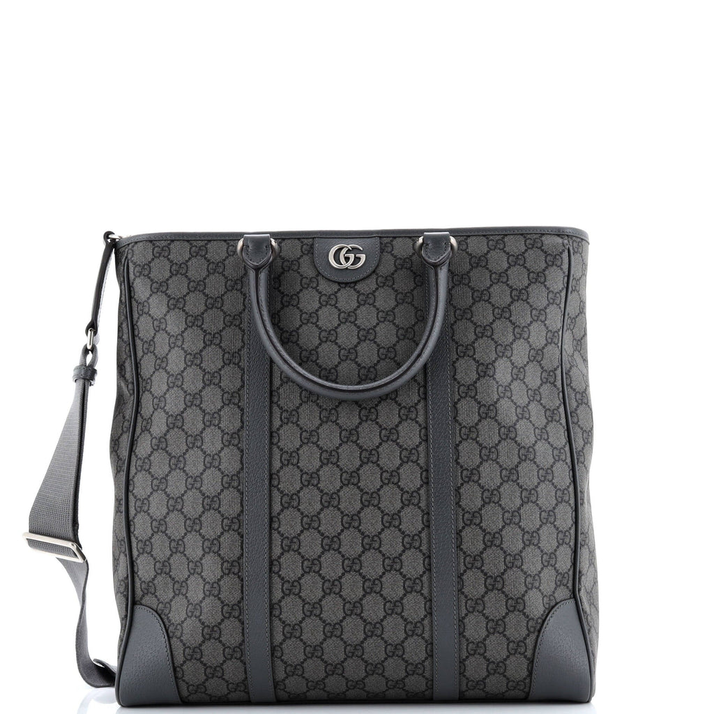 Ophidia Convertible Open Tote GG Coated Canvas Tall