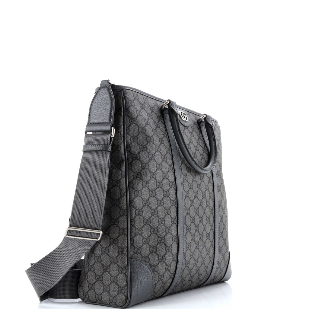 Ophidia Convertible Open Tote GG Coated Canvas Tall