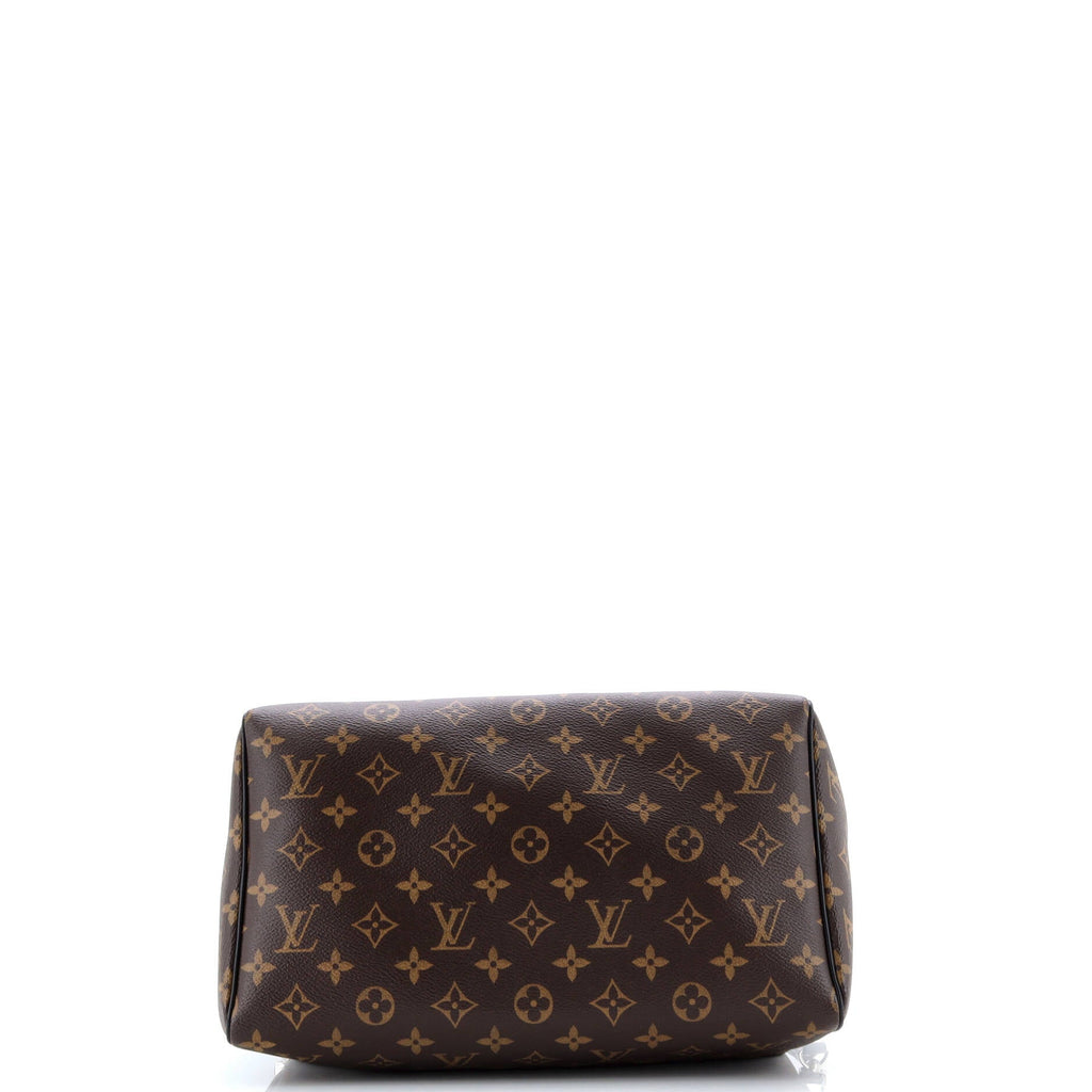 Dark Speedy Soft Bandouliere Bag Monogram Canvas 30