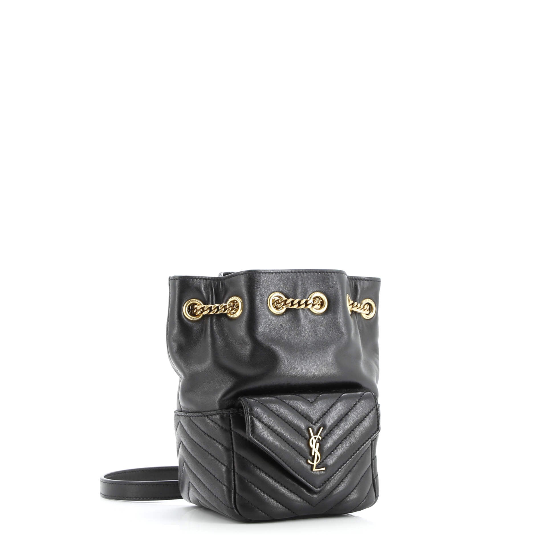 Joe Bucket Bag Matelasse Chevron Leather Mini