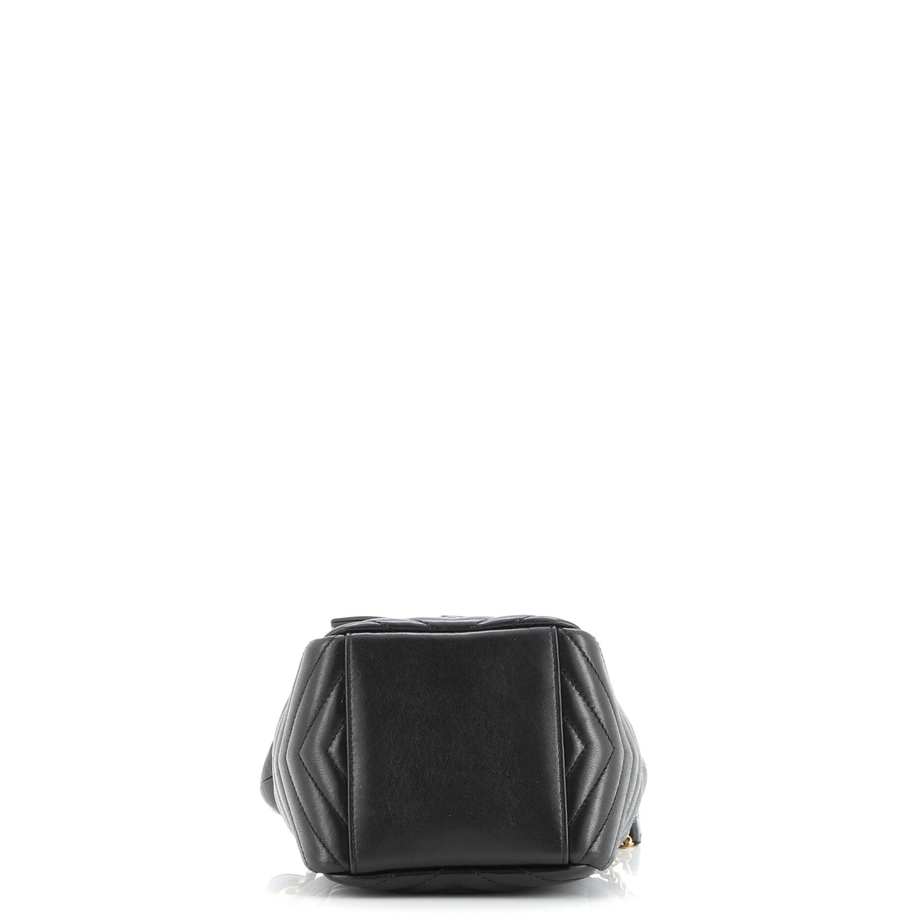 Joe Bucket Bag Matelasse Chevron Leather Mini