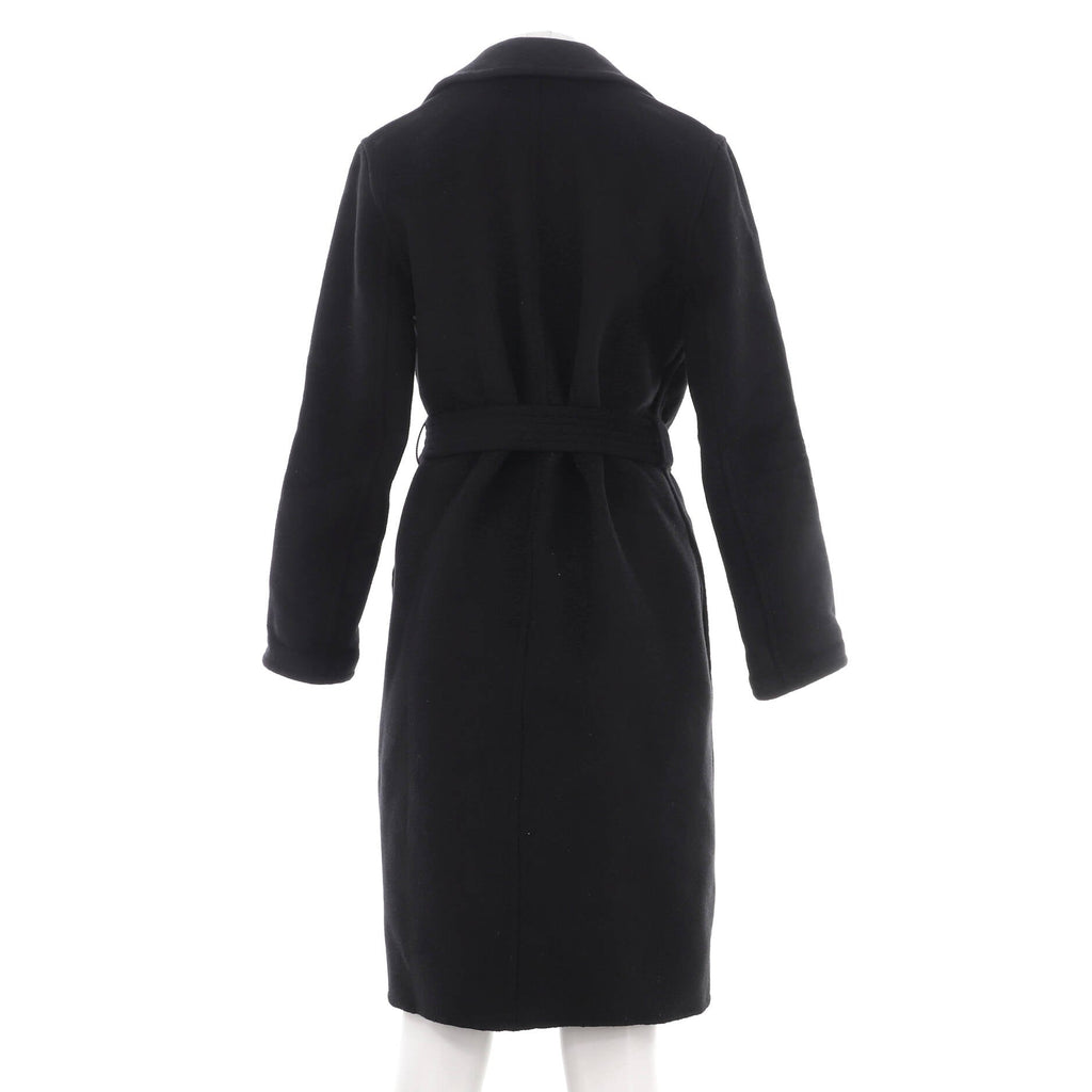 Women's Monogram Belted Coat Wool Blend