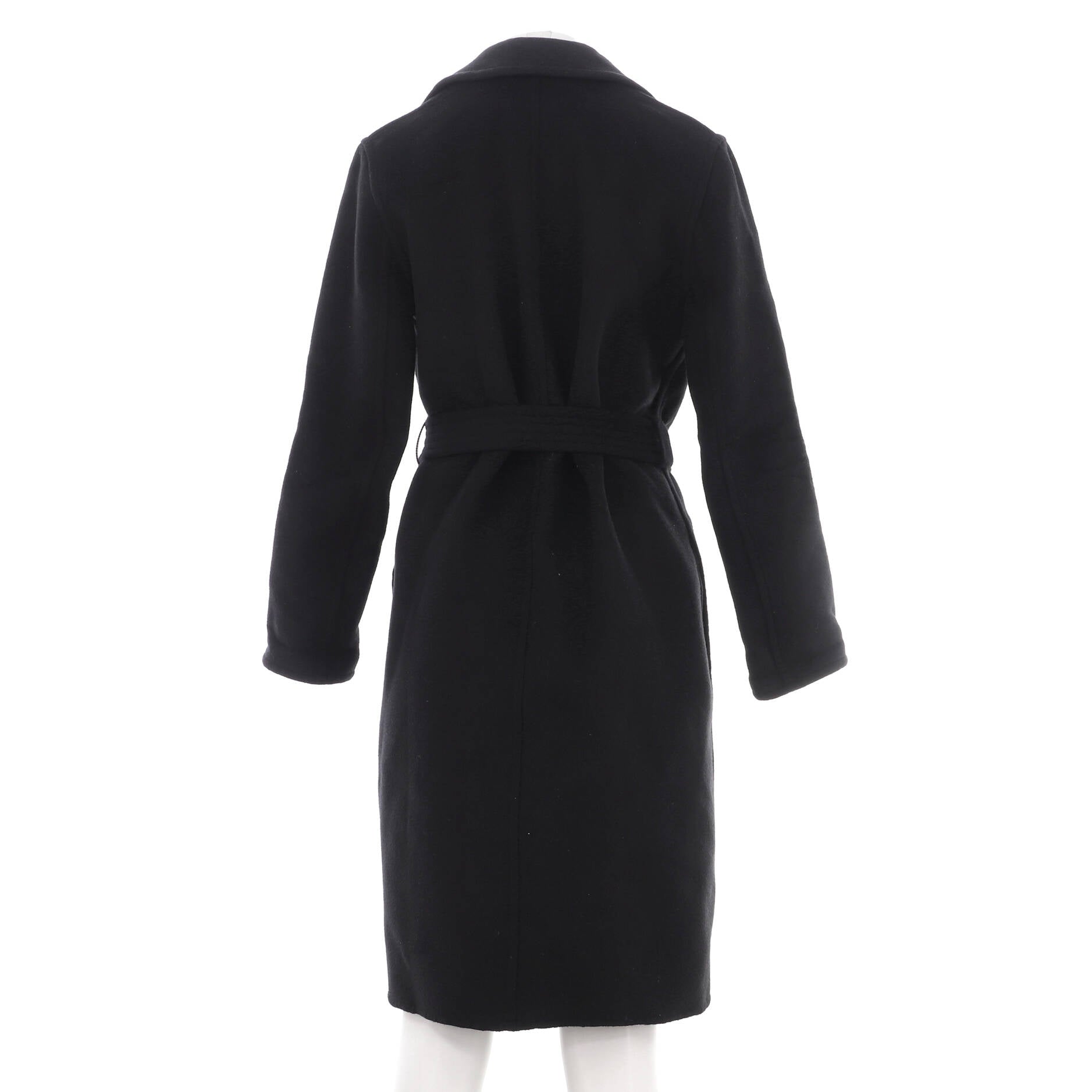 Women's Monogram Belted Coat Wool Blend