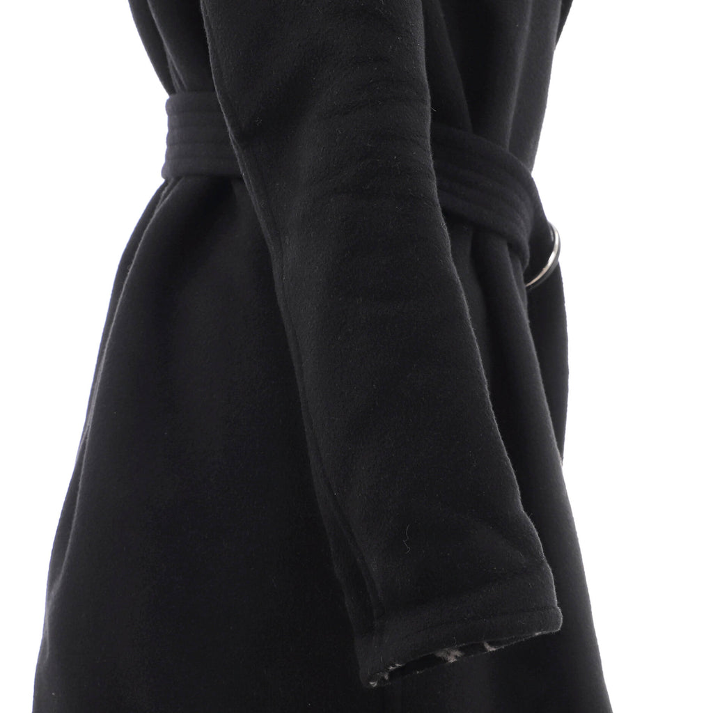 Women's Monogram Belted Coat Wool Blend