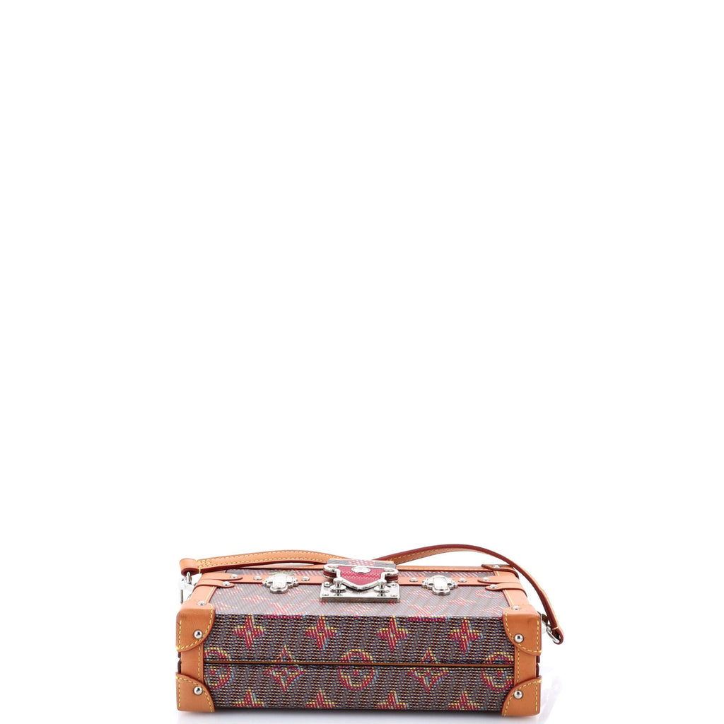 Petite Malle Handbag Damier Monogram LV Pop Canvas