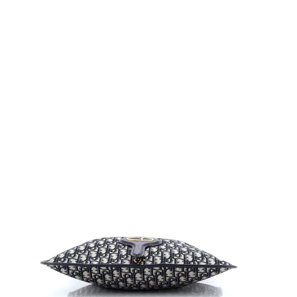 Fold Over Clutch Oblique Canvas