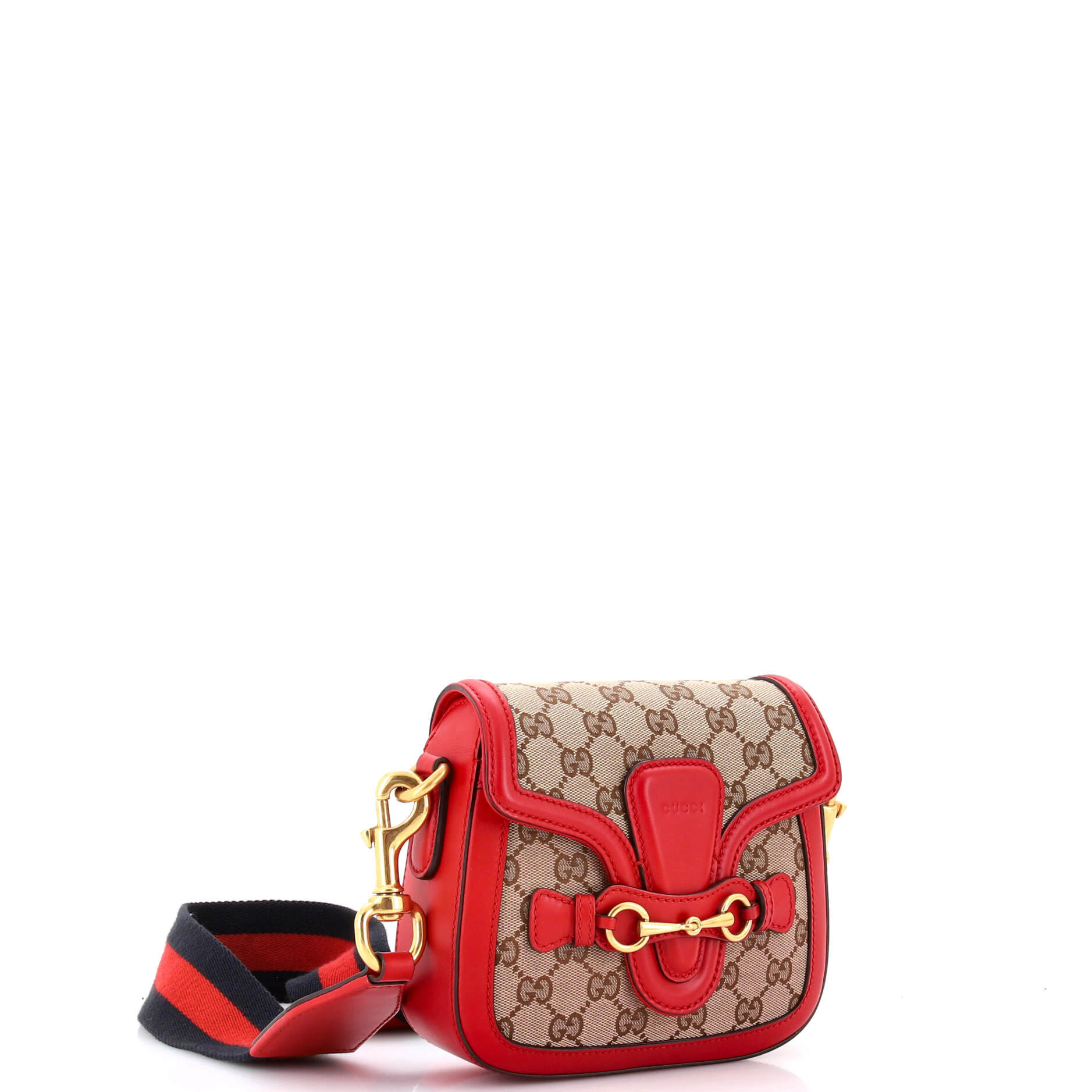 Lady Web Shoulder Bag GG Canvas Small