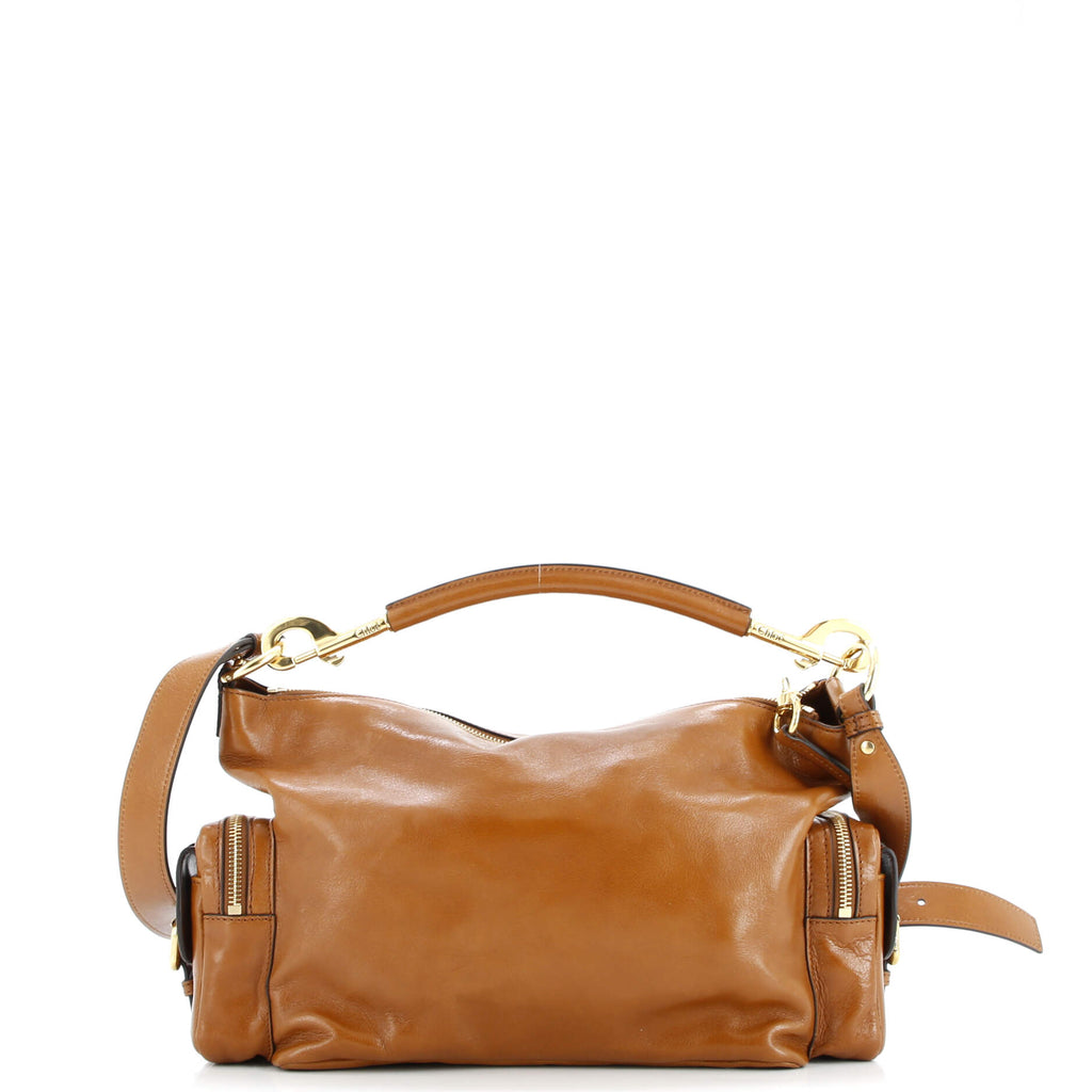 Camera Shoulder Bag Leather Medium