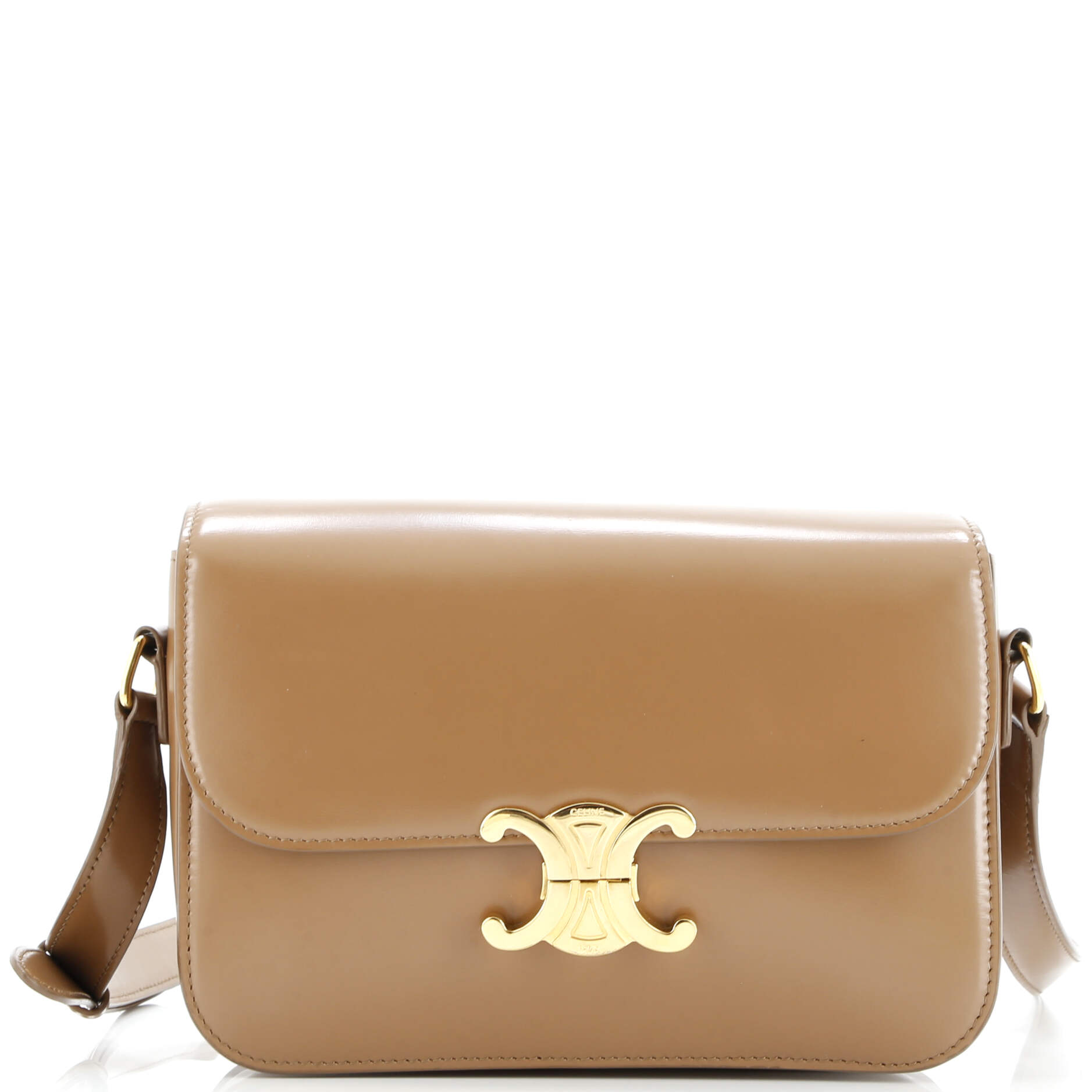Triomphe Shoulder Bag Smooth Calfskin Medium
